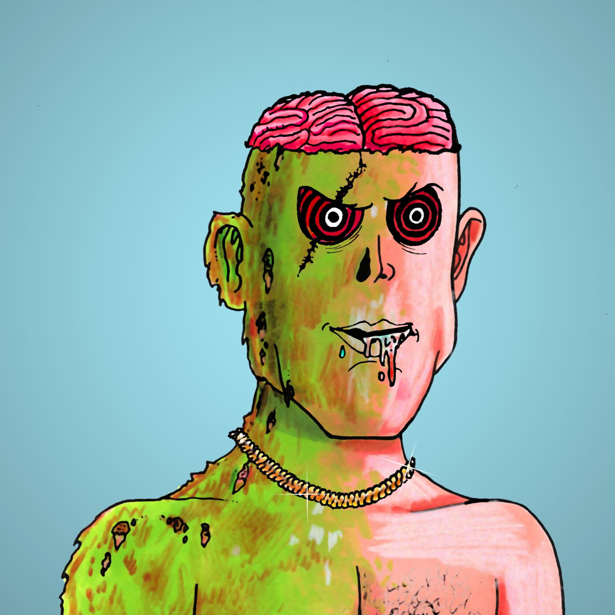 George Trosley - Jungle Freaks - Jungle Freak 7861 - NFT # 7861