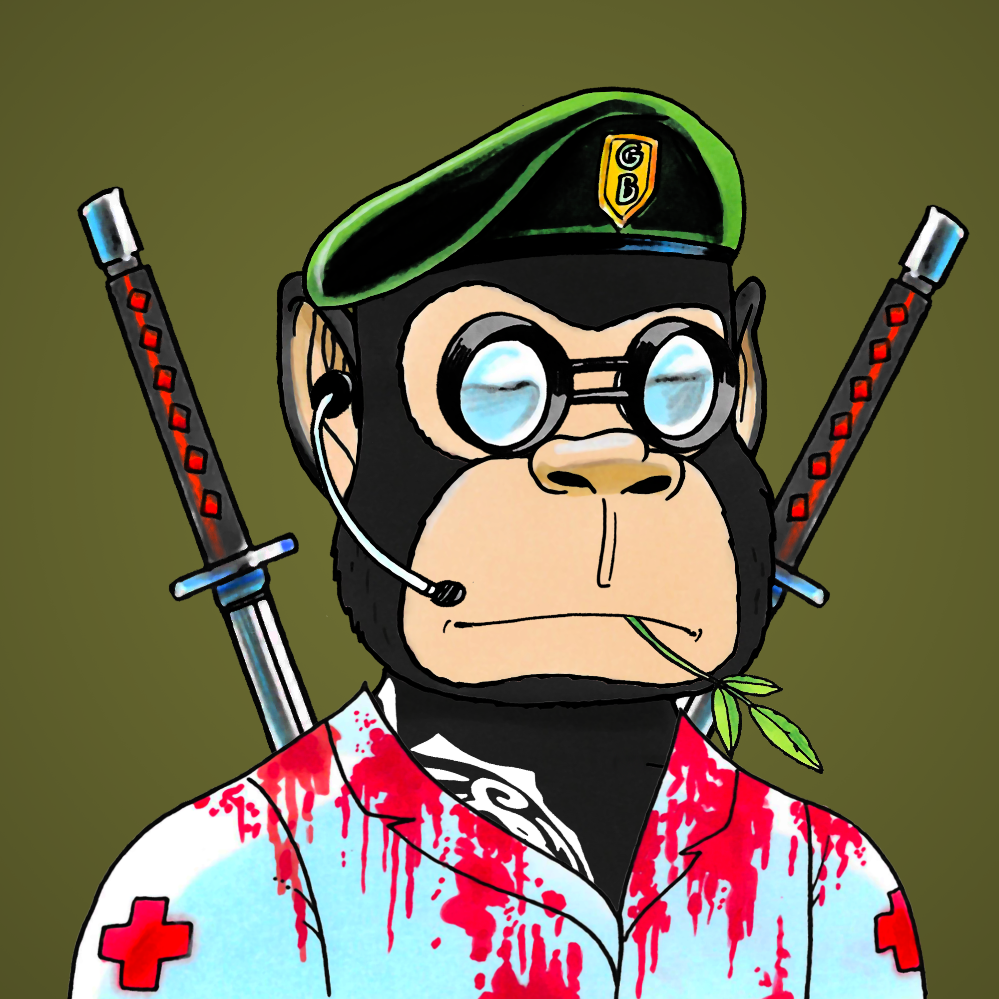 George Trosley - Jungle Freaks - Jungle Freak 7865 - NFT # 7865