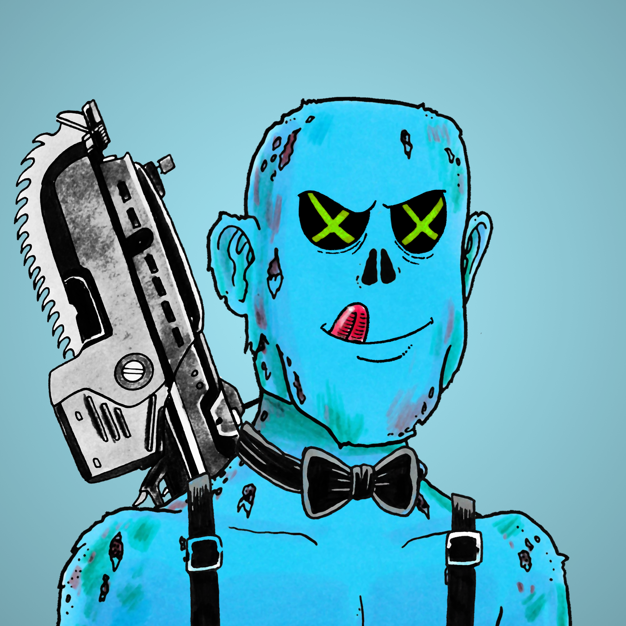 George Trosley - Jungle Freaks - Jungle Freak 7866 - NFT # 7866