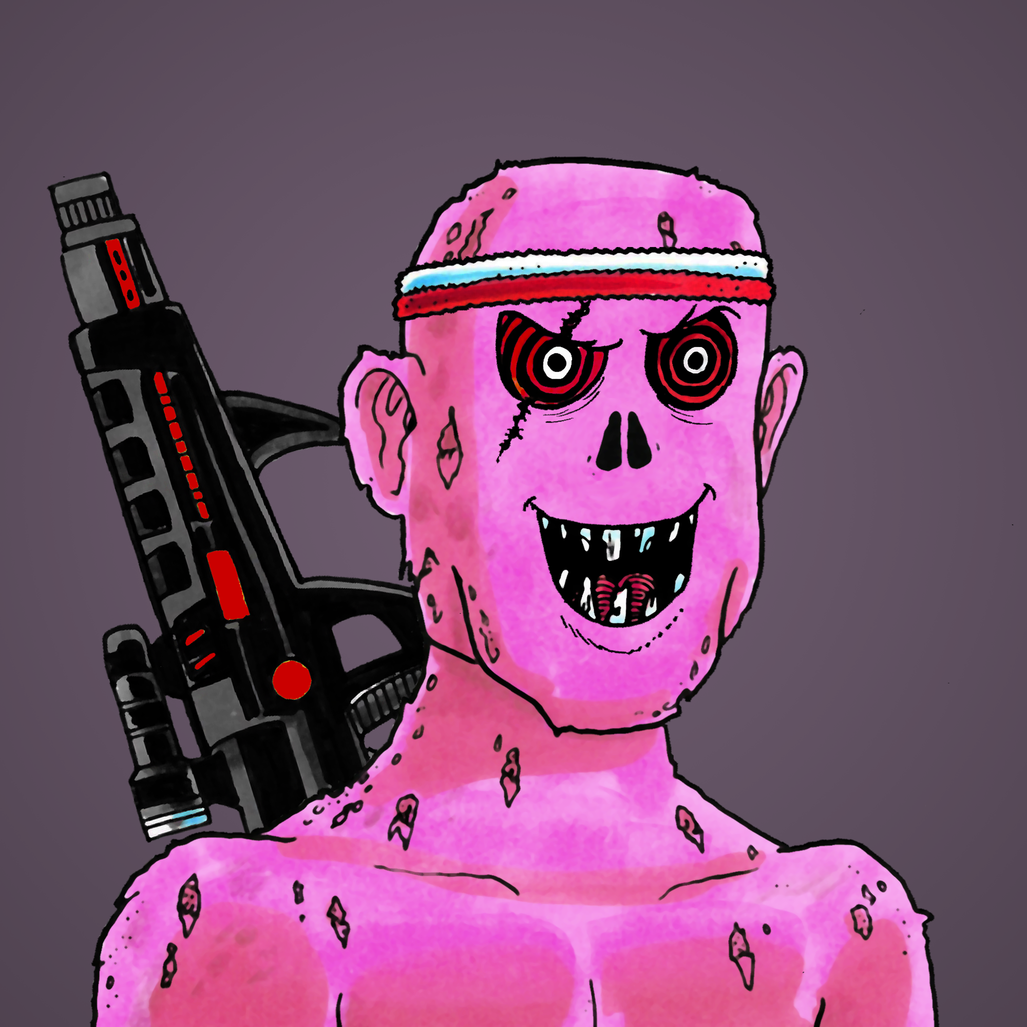 George Trosley - Jungle Freaks - Jungle Freak 7875 - NFT # 7875