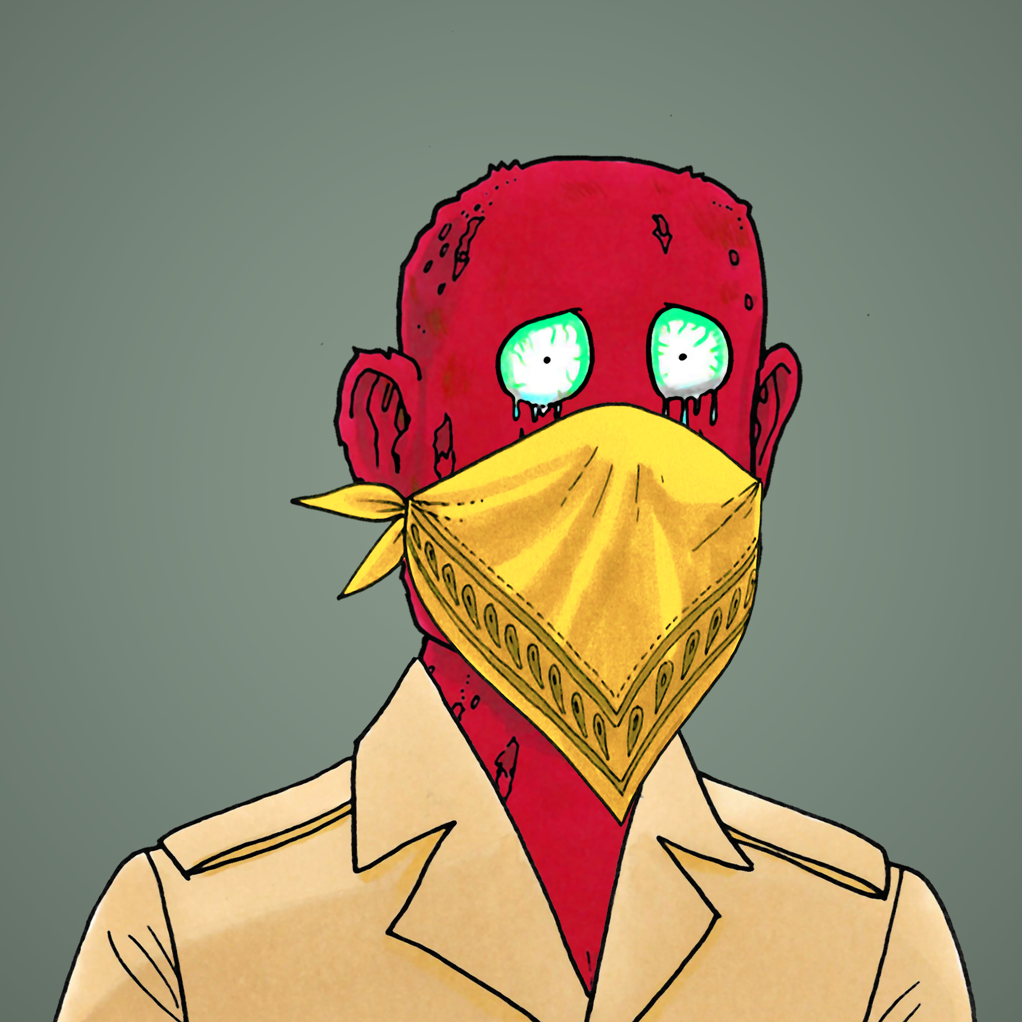 George Trosley - Jungle Freaks - Jungle Freak 7884 - NFT # 7884