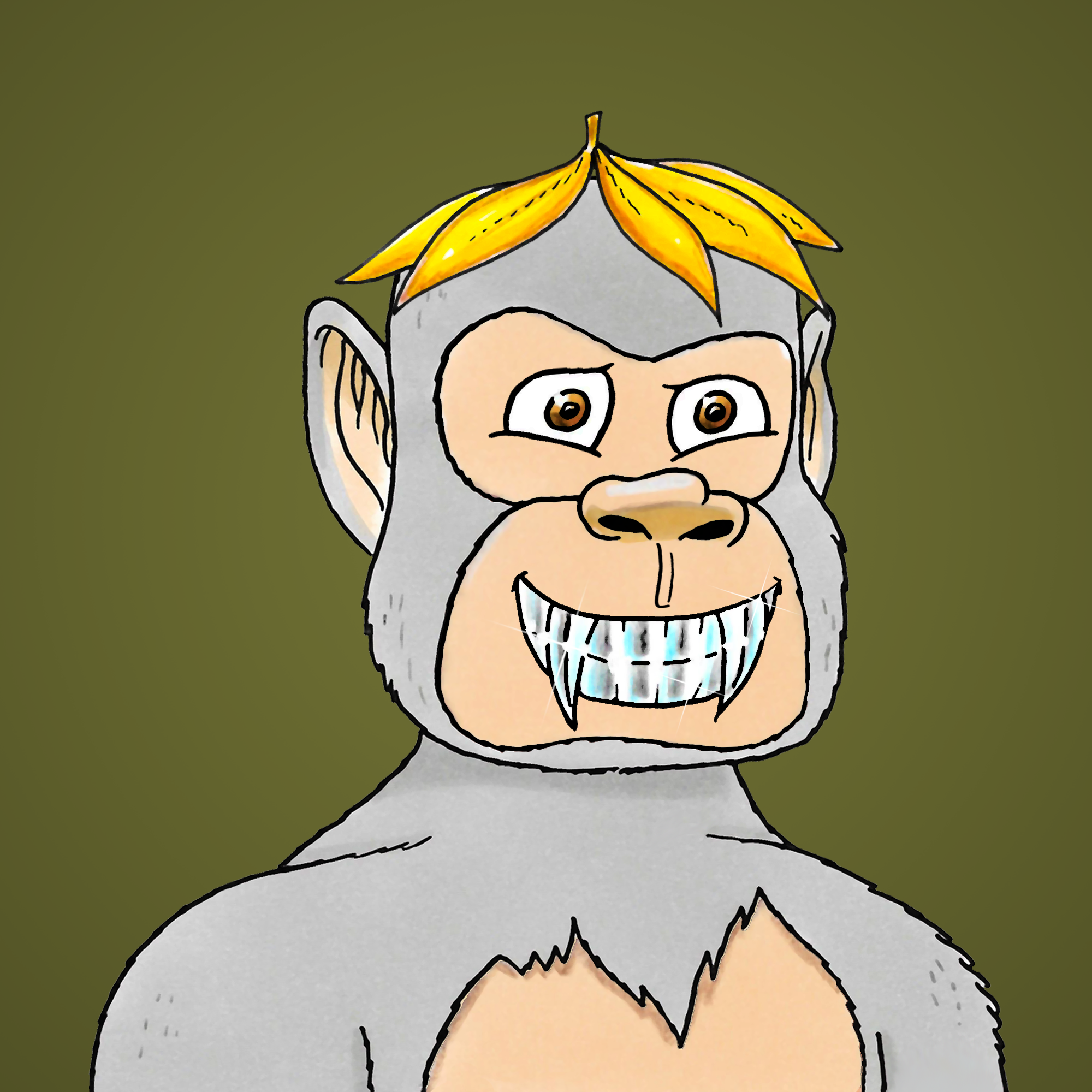 George Trosley - Jungle Freaks - Jungle Freak 7891 - NFT # 7891