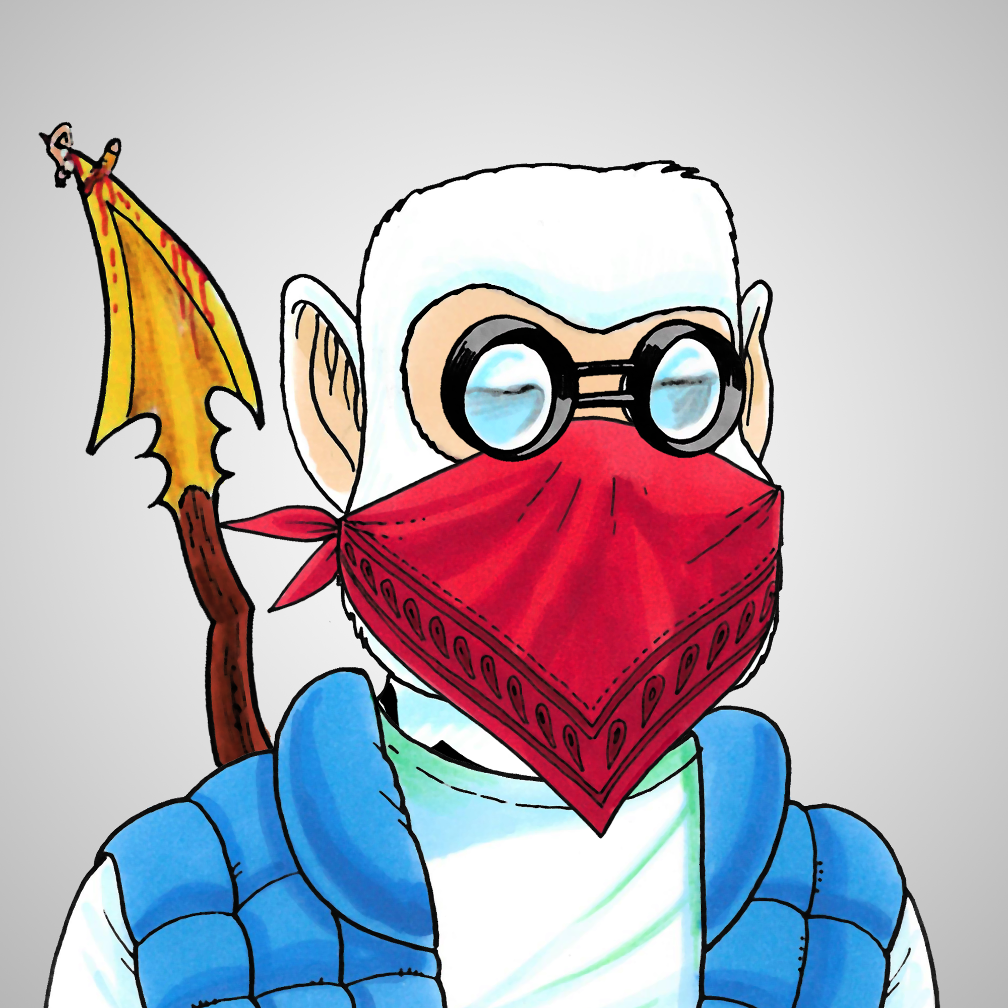 George Trosley - Jungle Freaks - Jungle Freak 7896 - NFT # 7896