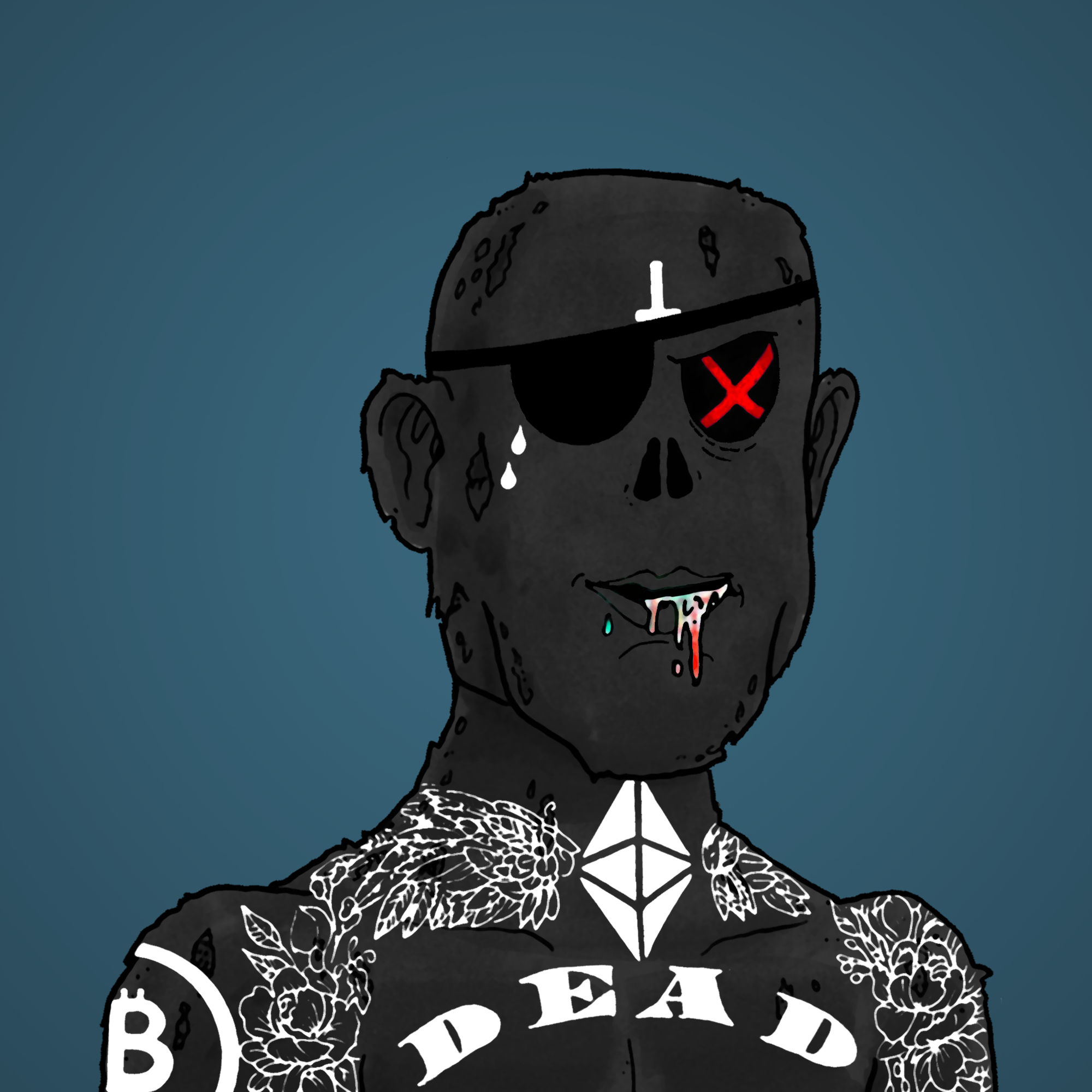 George Trosley - Jungle Freaks - Jungle Freak 7904 - NFT # 7904