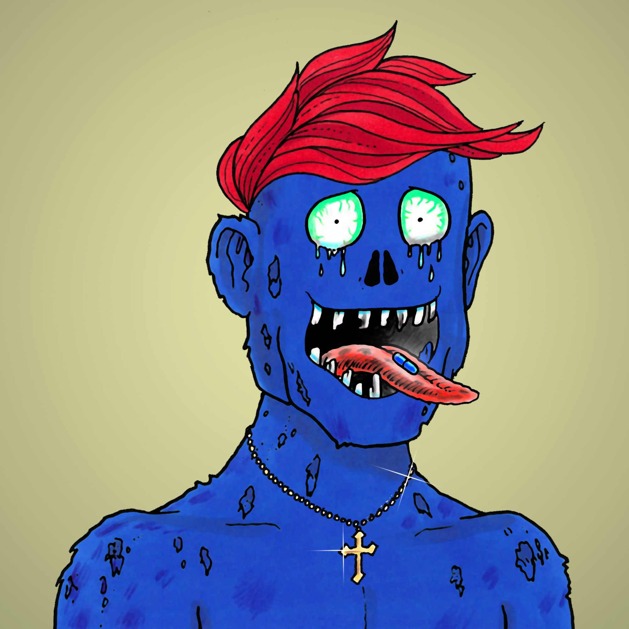 George Trosley - Jungle Freaks - Jungle Freak 7905 - NFT # 7905