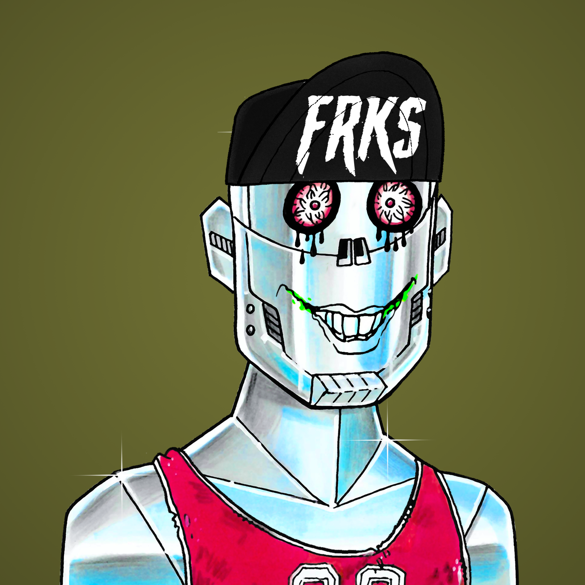 George Trosley - Jungle Freaks - Jungle Freak 7907 - NFT # 7907