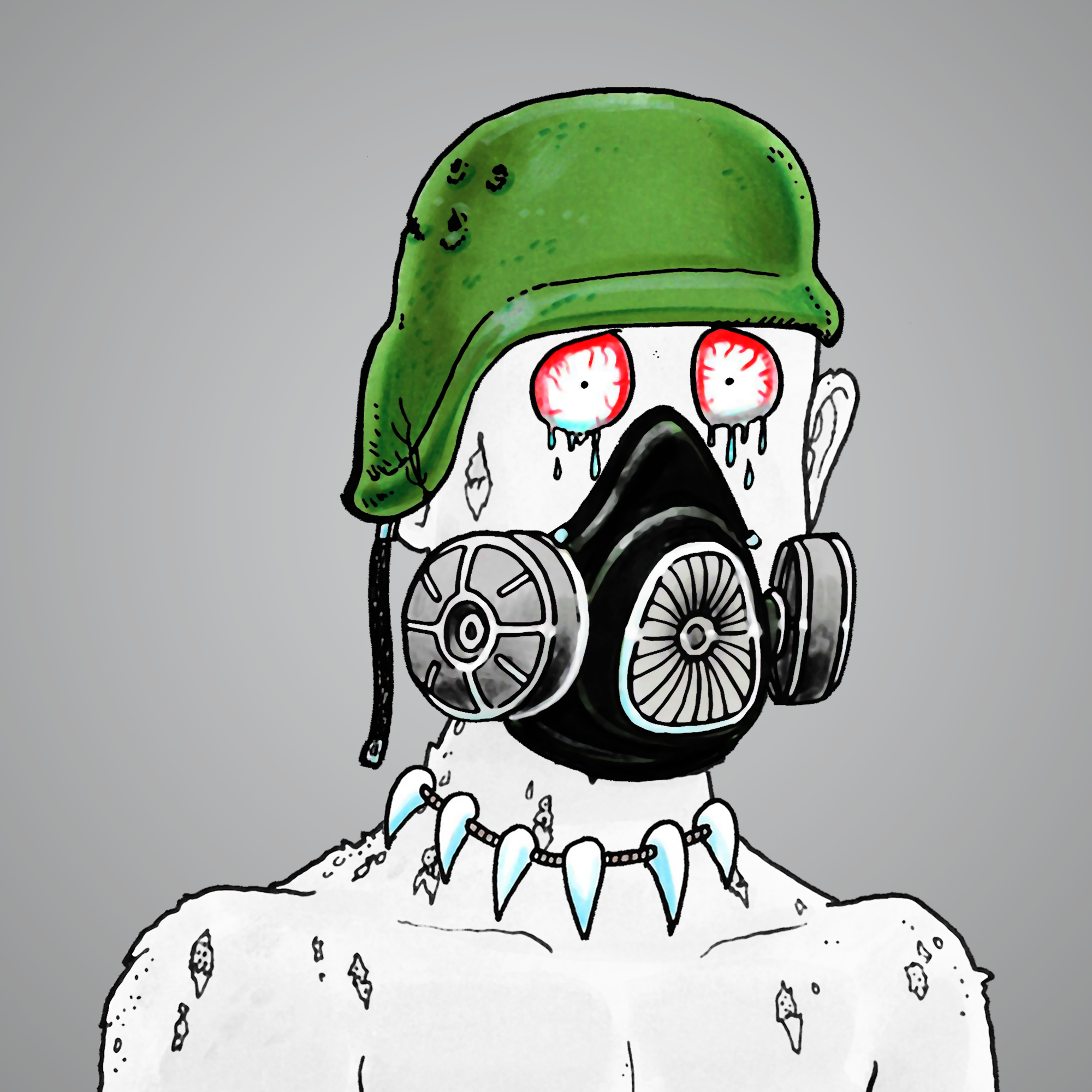 George Trosley - Jungle Freaks - Jungle Freak 7908 - NFT # 7908