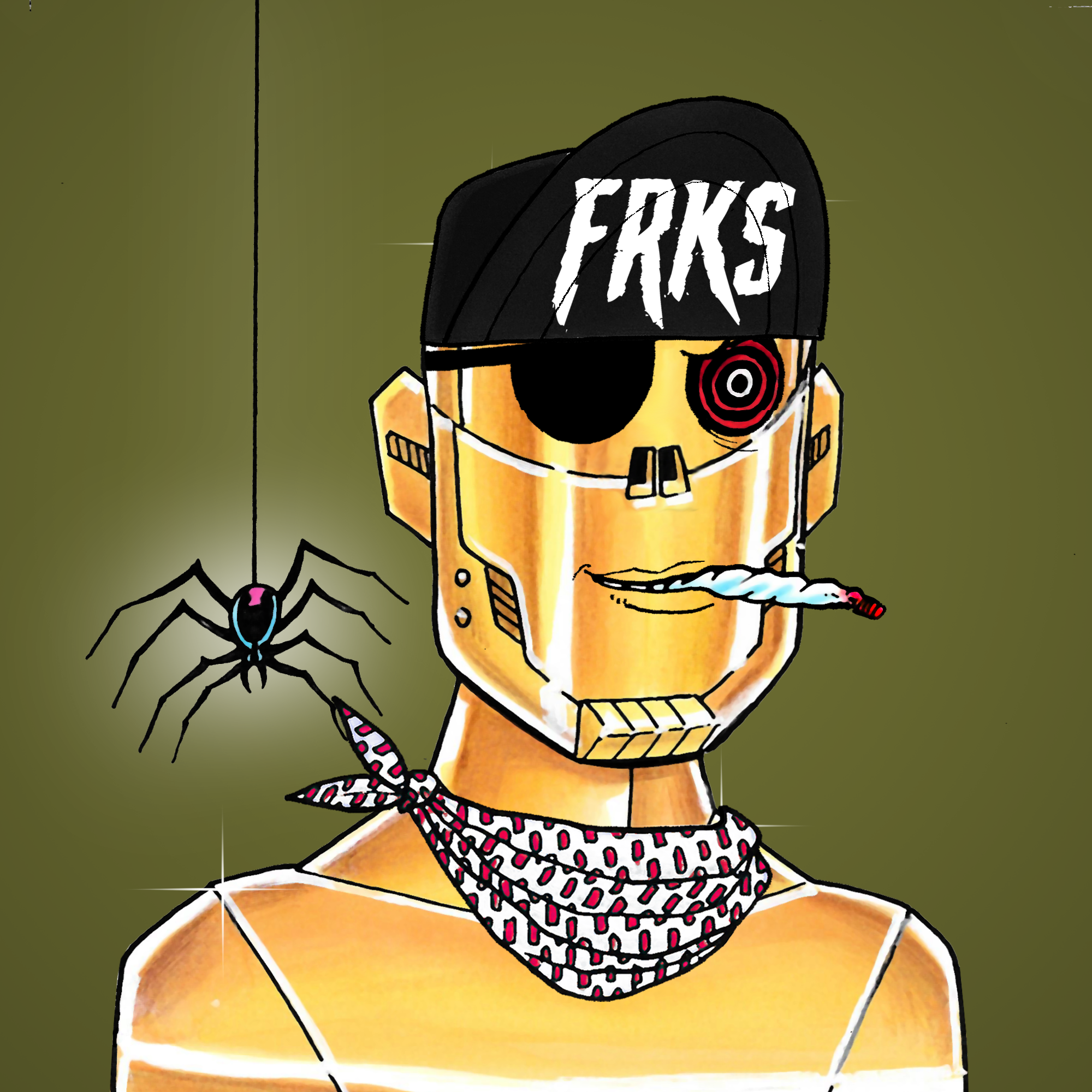 George Trosley - Jungle Freaks - Jungle Freak 7917 - NFT # 7917