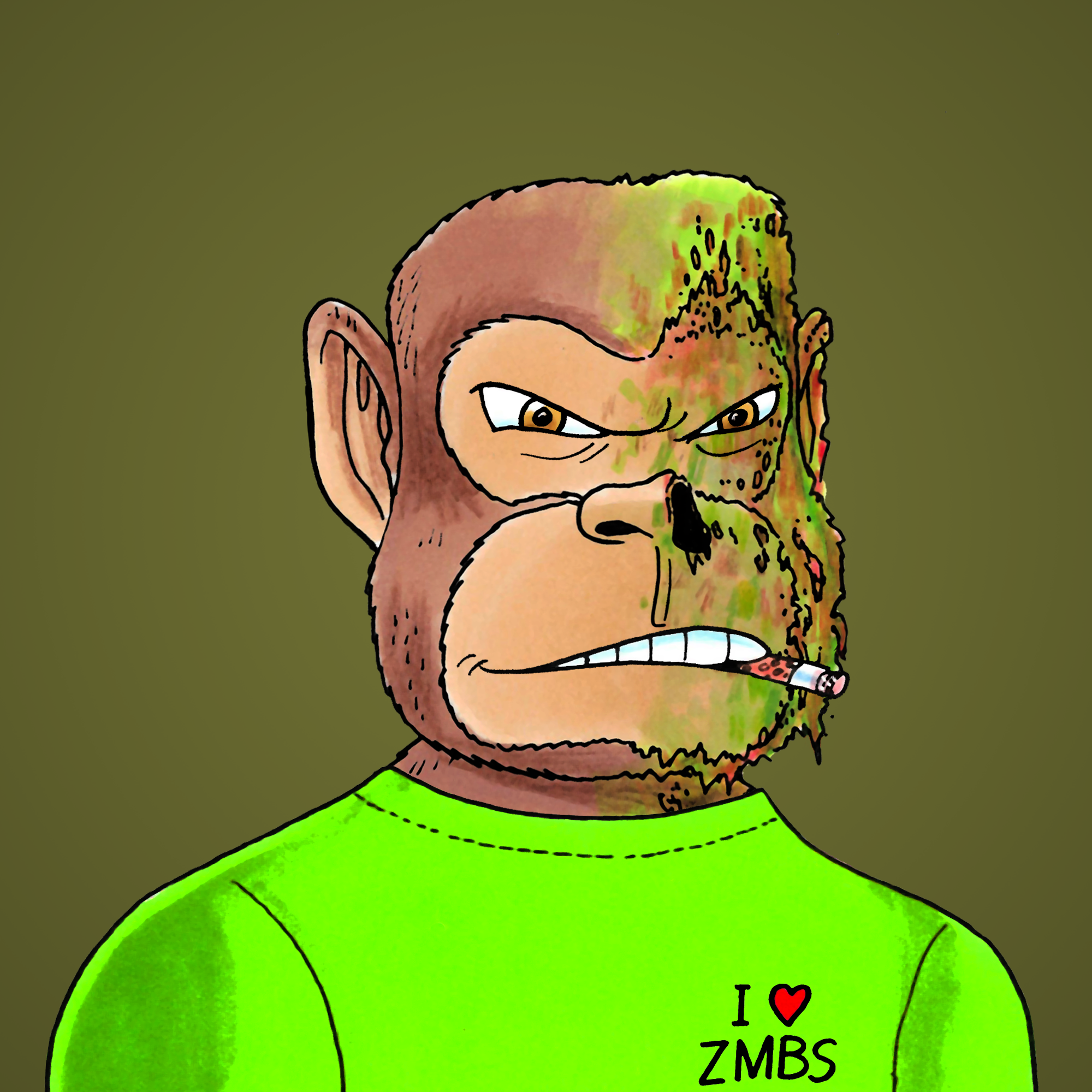 George Trosley - Jungle Freaks - Jungle Freak 792 - NFT # 792