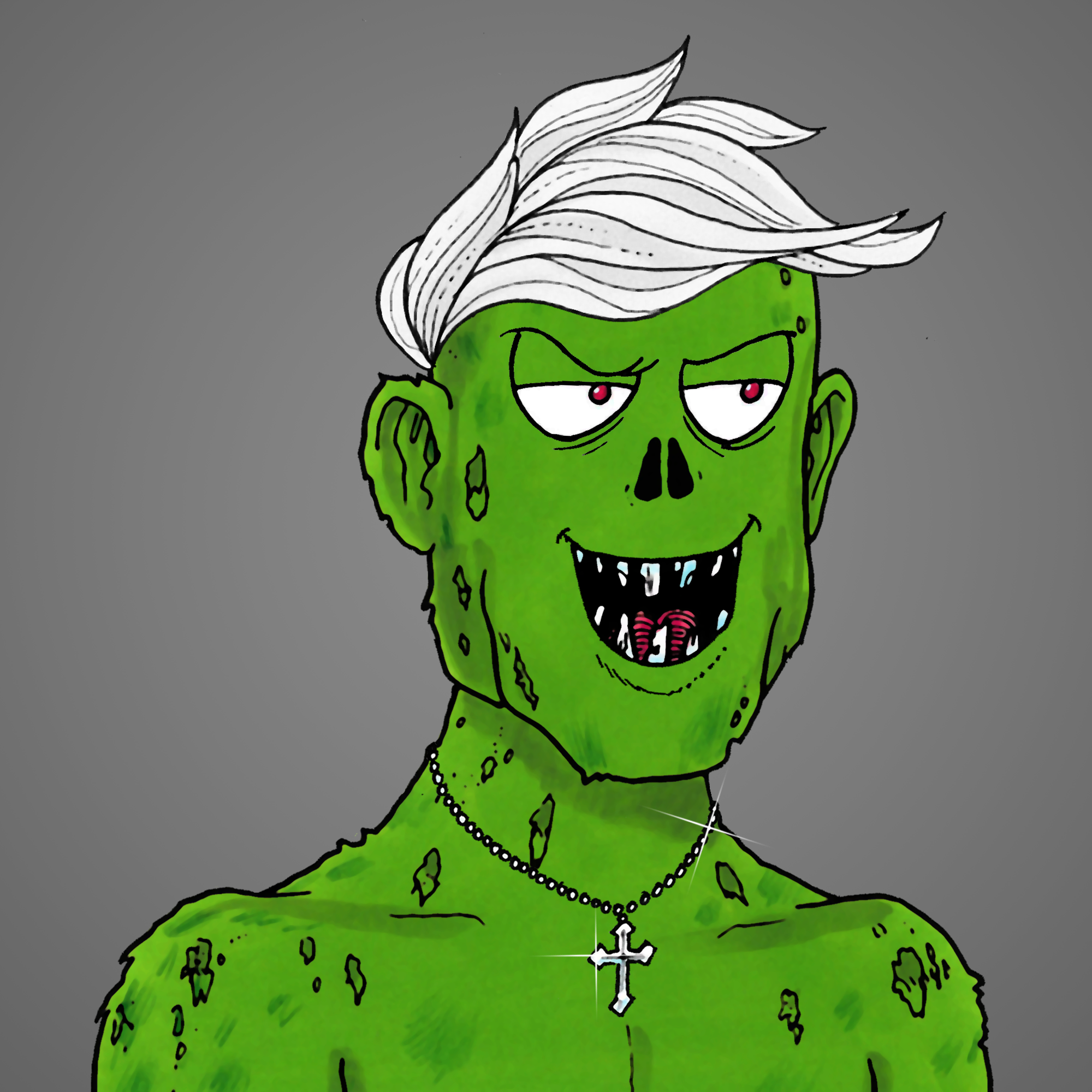 George Trosley - Jungle Freaks - Jungle Freak 7923 - NFT # 7923