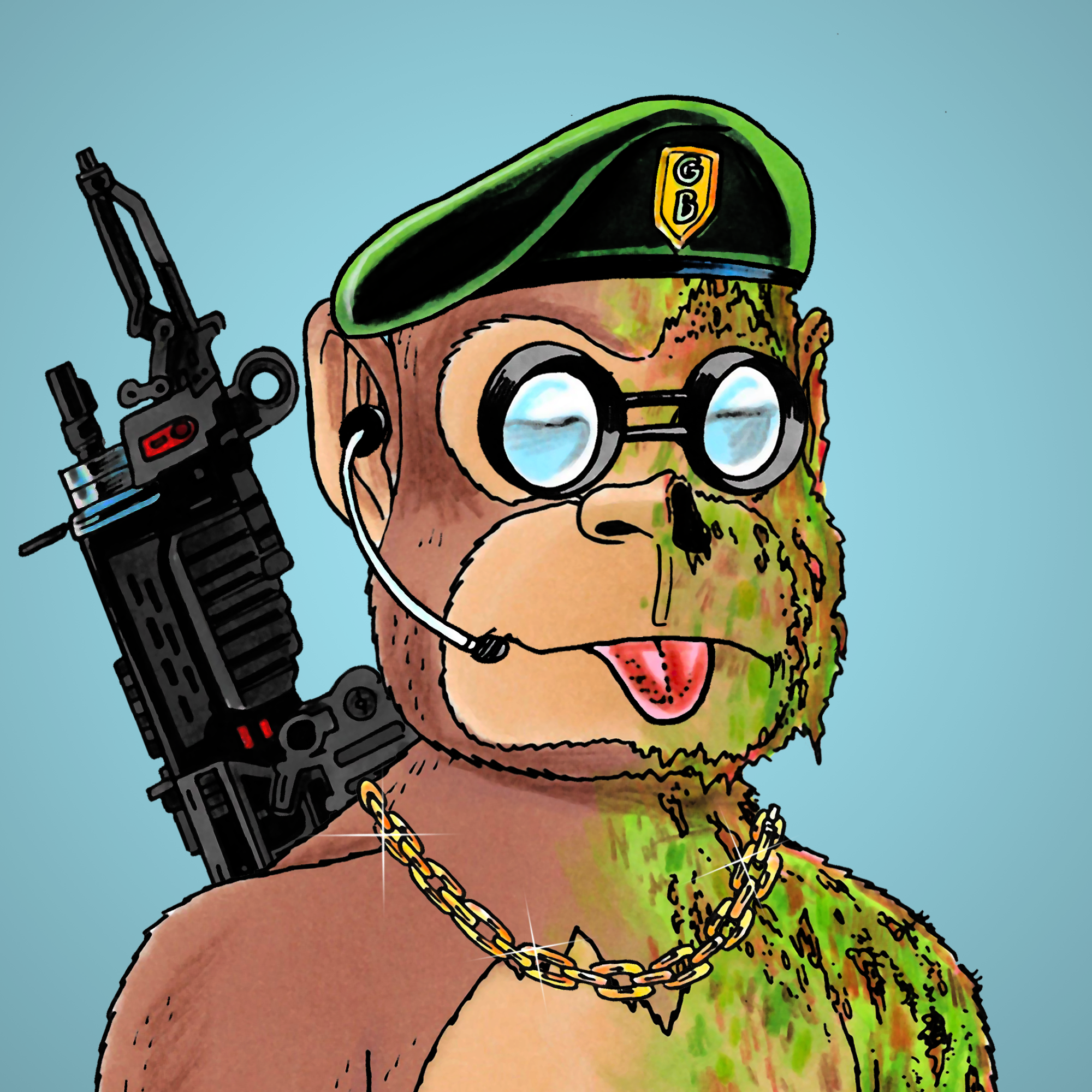 George Trosley - Jungle Freaks - Jungle Freak 7924 - NFT # 7924