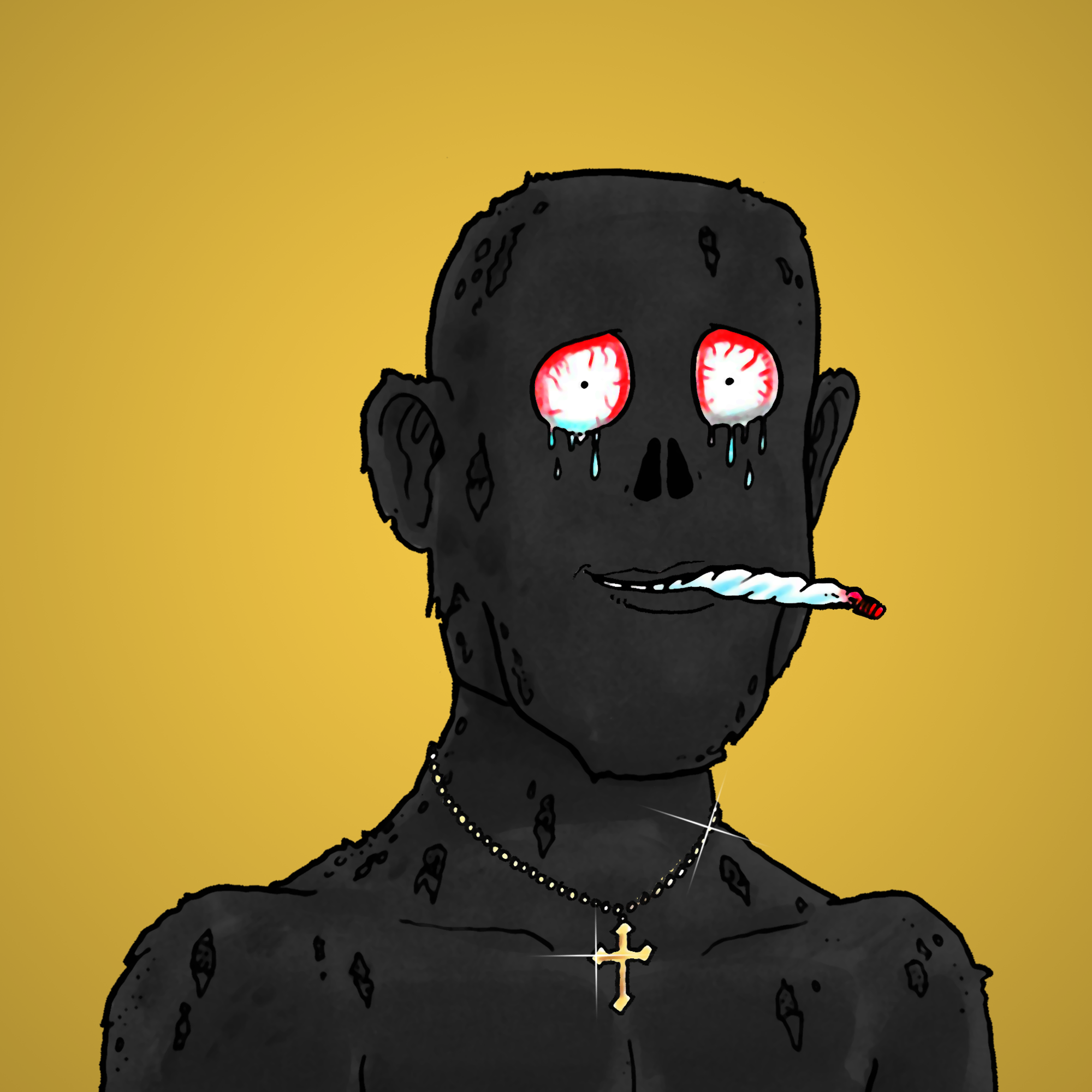 George Trosley - Jungle Freaks - Jungle Freak 7925 - NFT # 7925