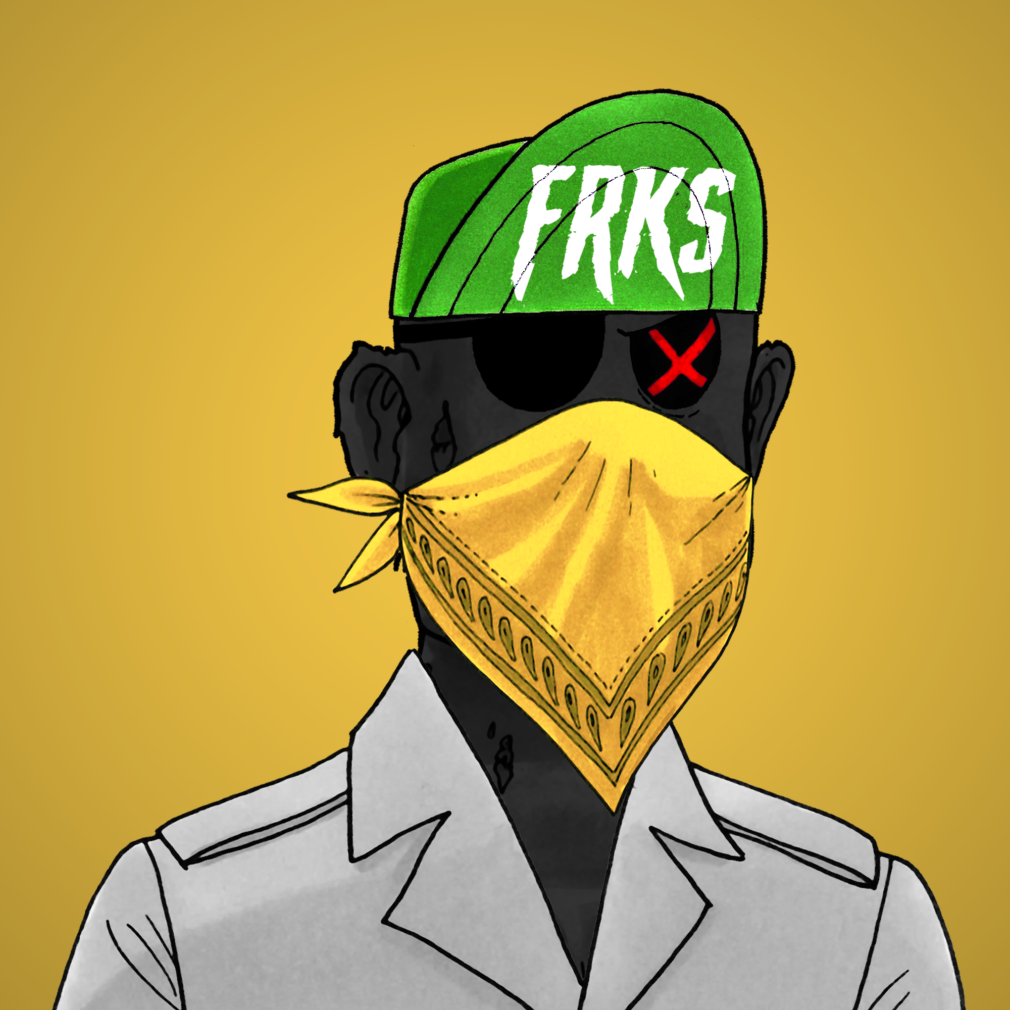 George Trosley - Jungle Freaks - Jungle Freak 7926 - NFT # 7926