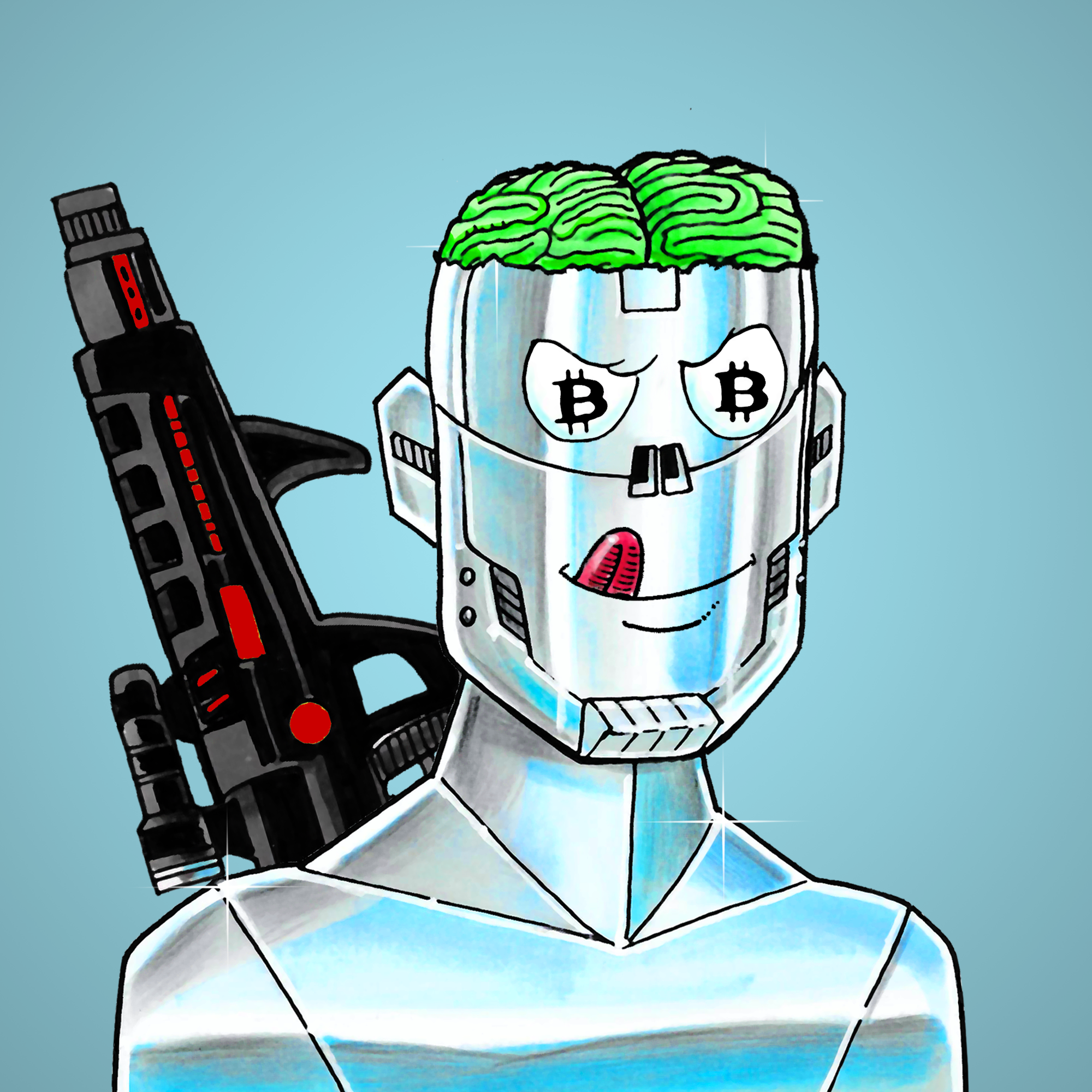 George Trosley - Jungle Freaks - Jungle Freak 7929 - NFT # 7929