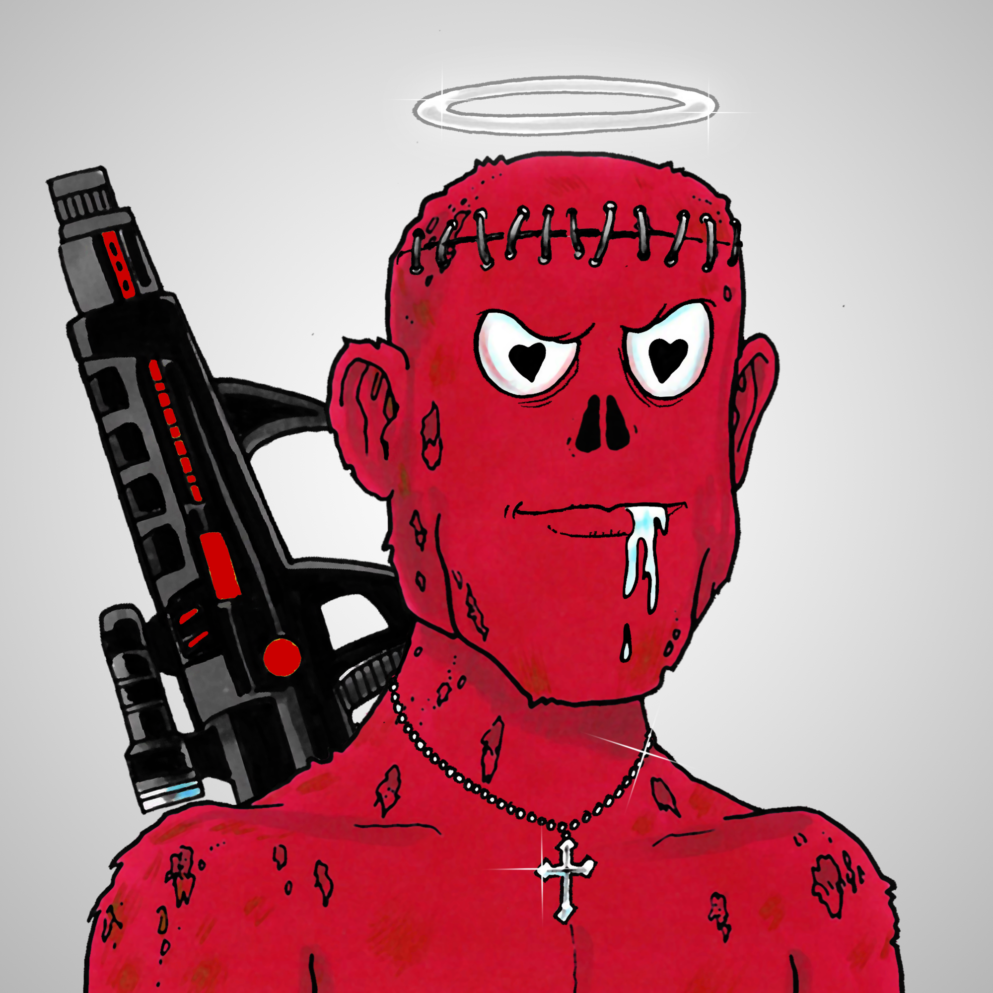 George Trosley - Jungle Freaks - Jungle Freak 7931 - NFT # 7931