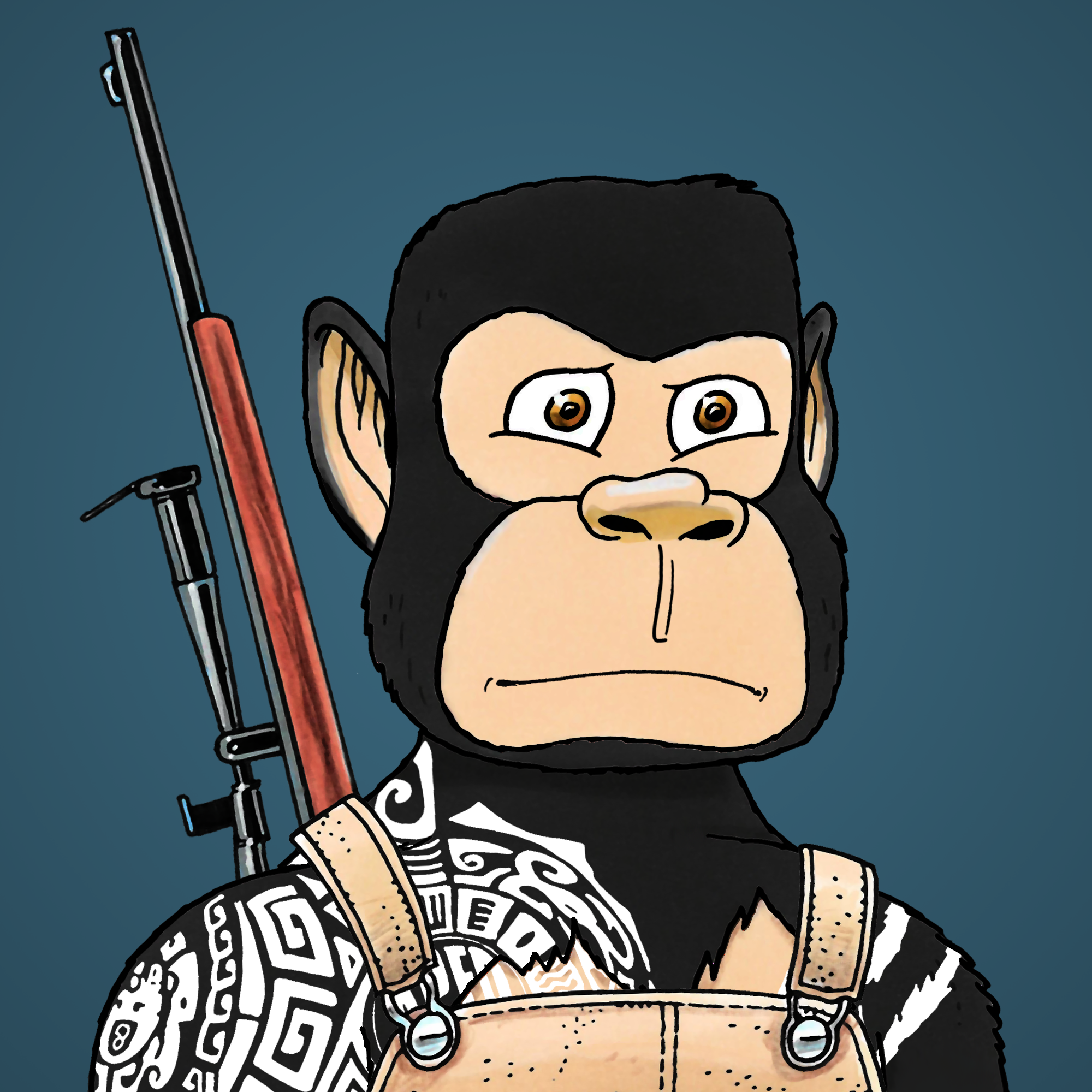 George Trosley - Jungle Freaks - Jungle Freak 7949 - NFT # 7949