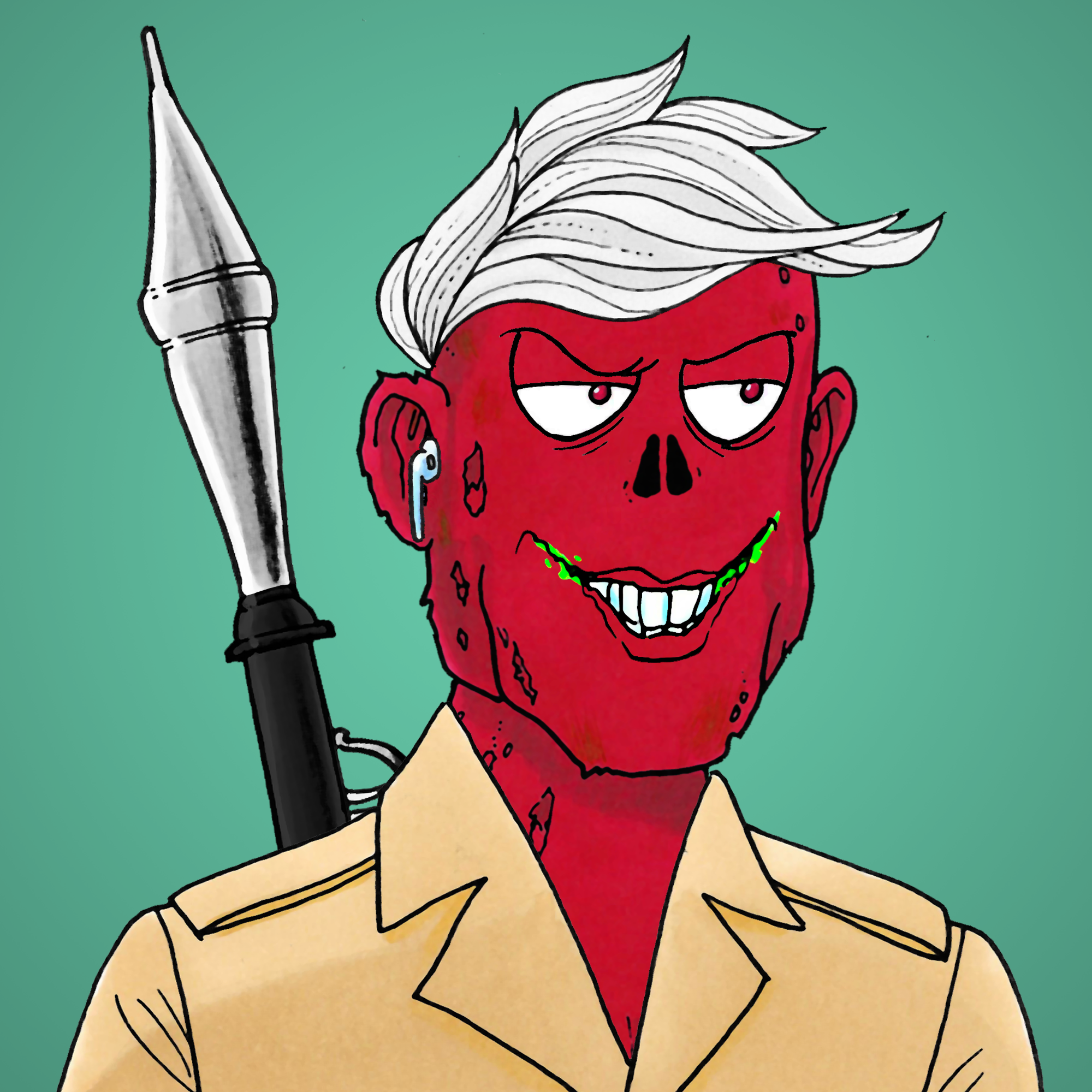 George Trosley - Jungle Freaks - Jungle Freak 795 - NFT # 795