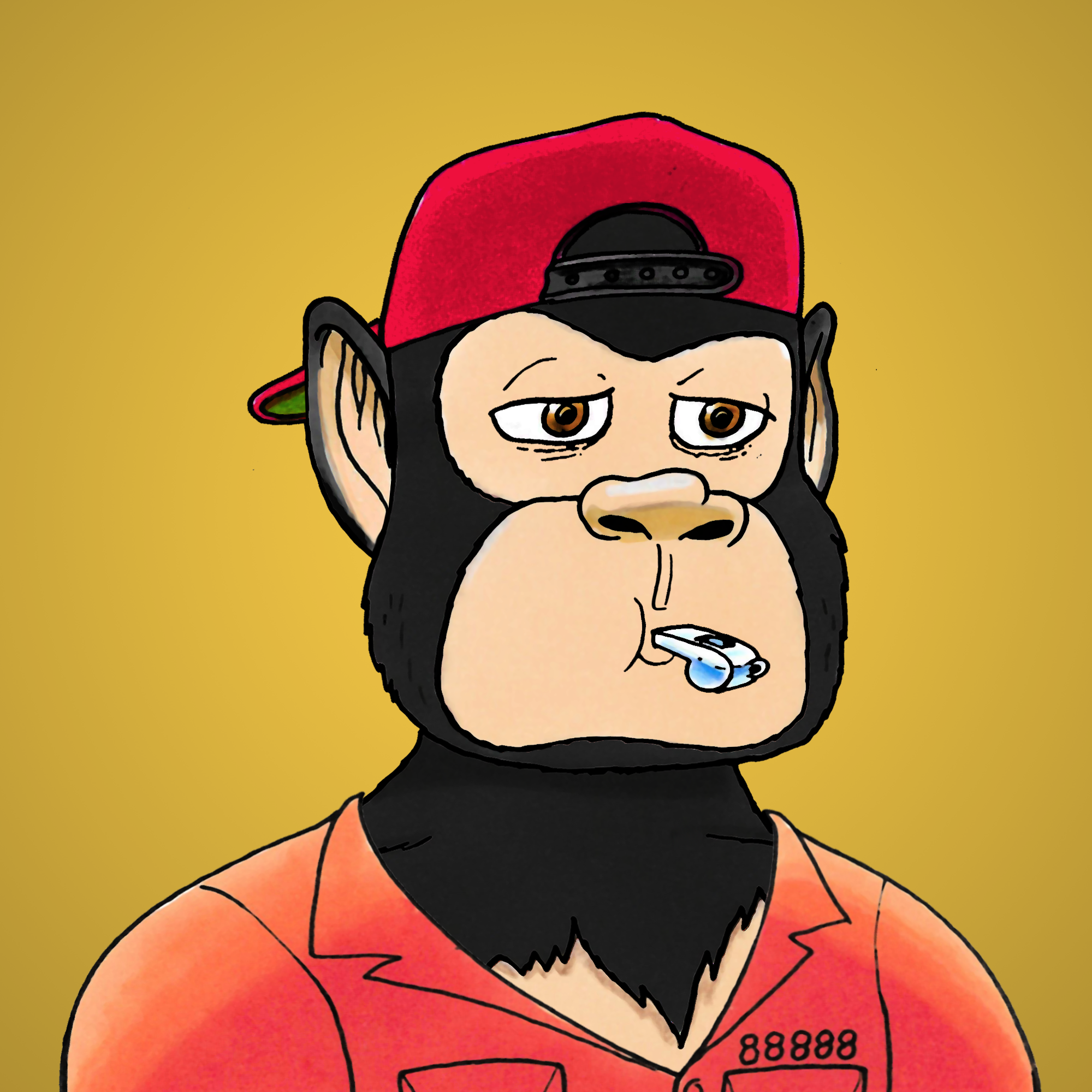 George Trosley - Jungle Freaks - Jungle Freak 7953 - NFT # 7953