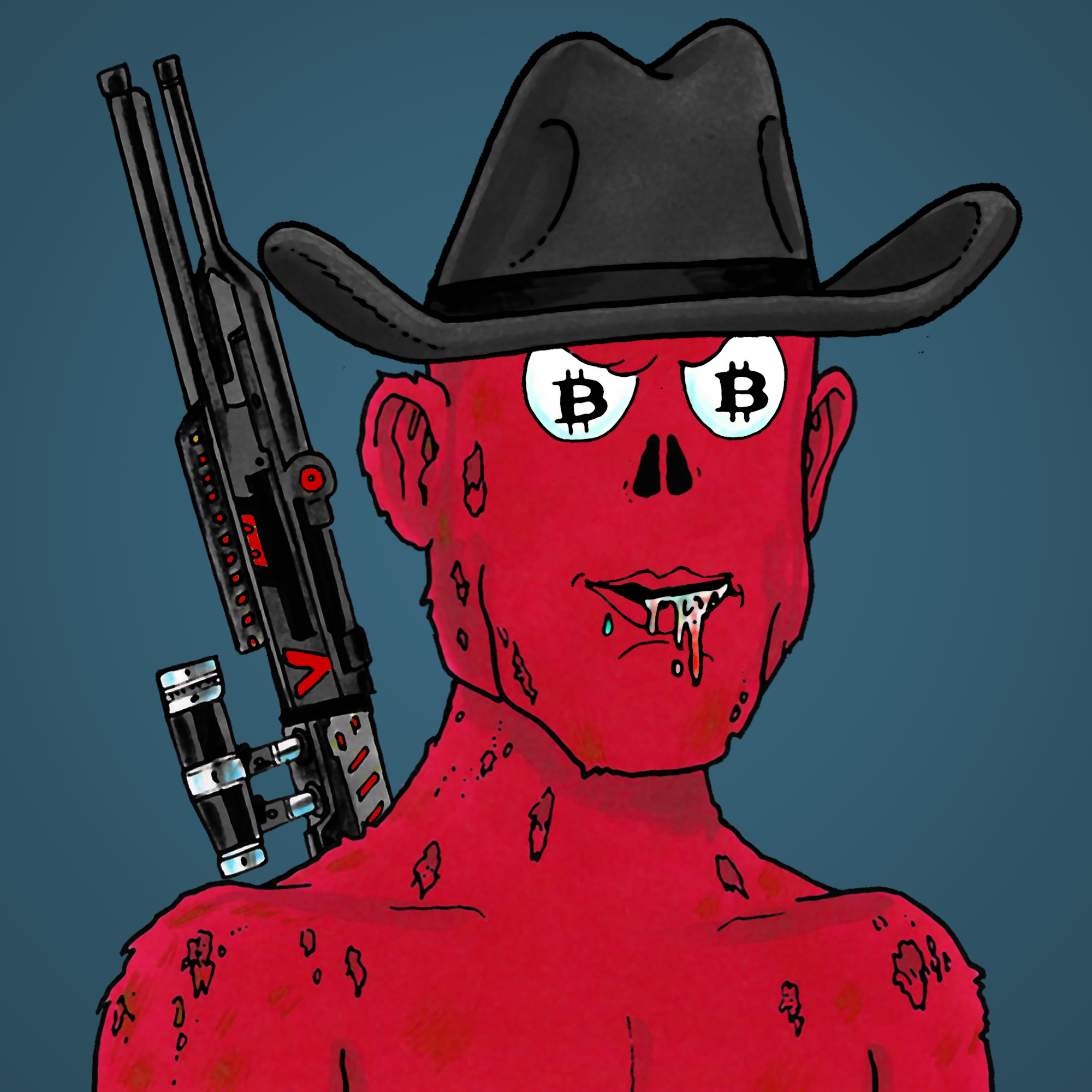 George Trosley - Jungle Freaks - Jungle Freak 7956 - NFT # 7956