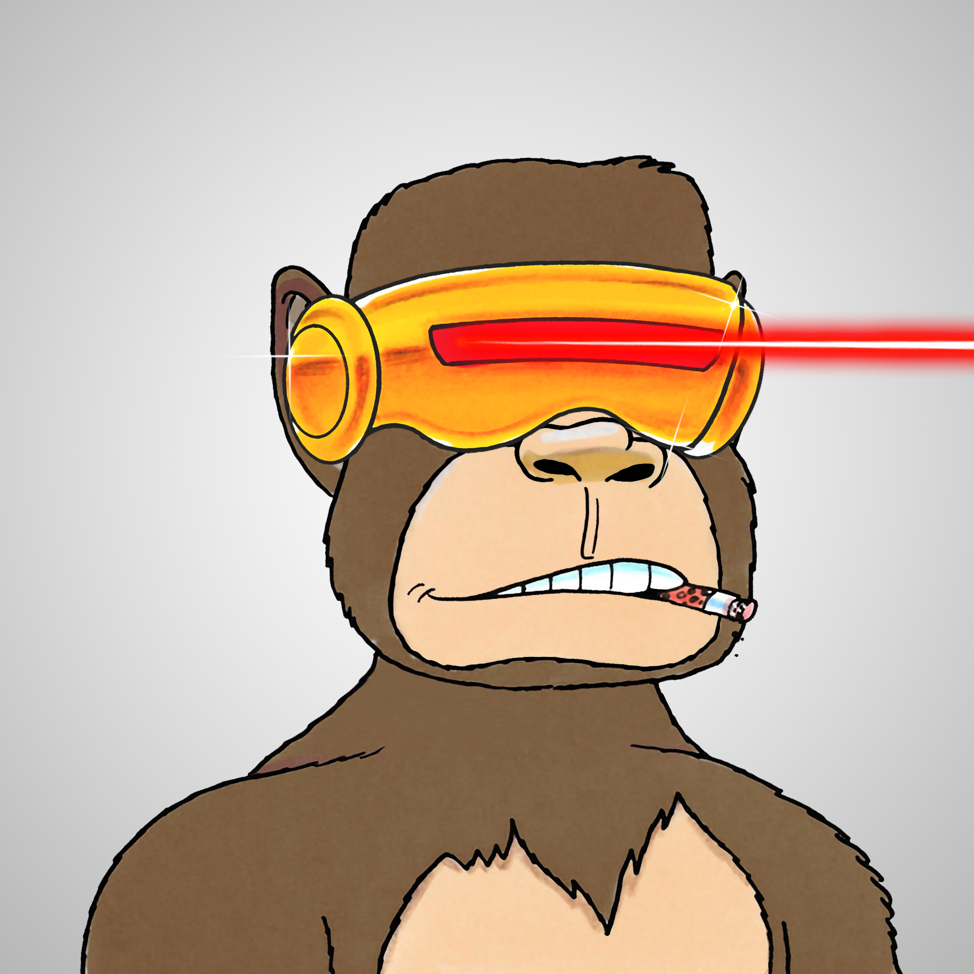 George Trosley - Jungle Freaks - Jungle Freak 7966 - NFT # 7966