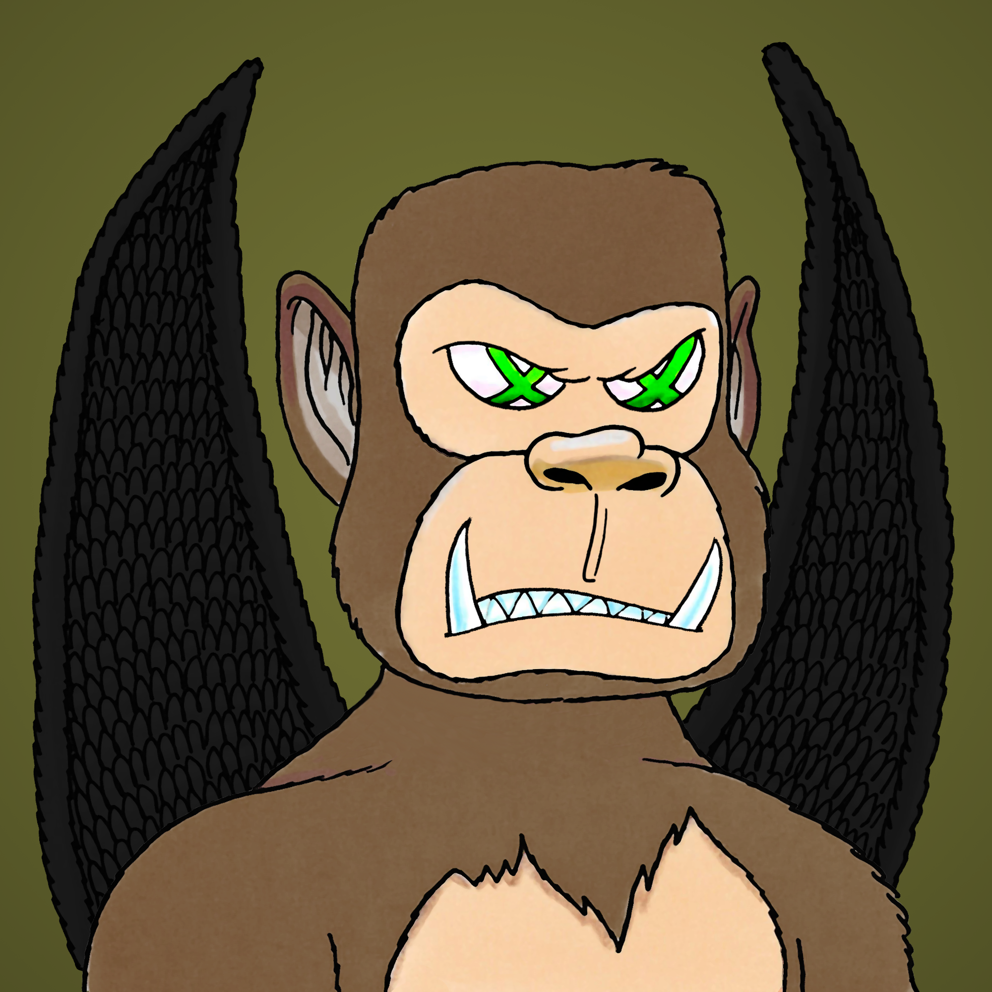 George Trosley - Jungle Freaks - Jungle Freak 7969 - NFT # 7969