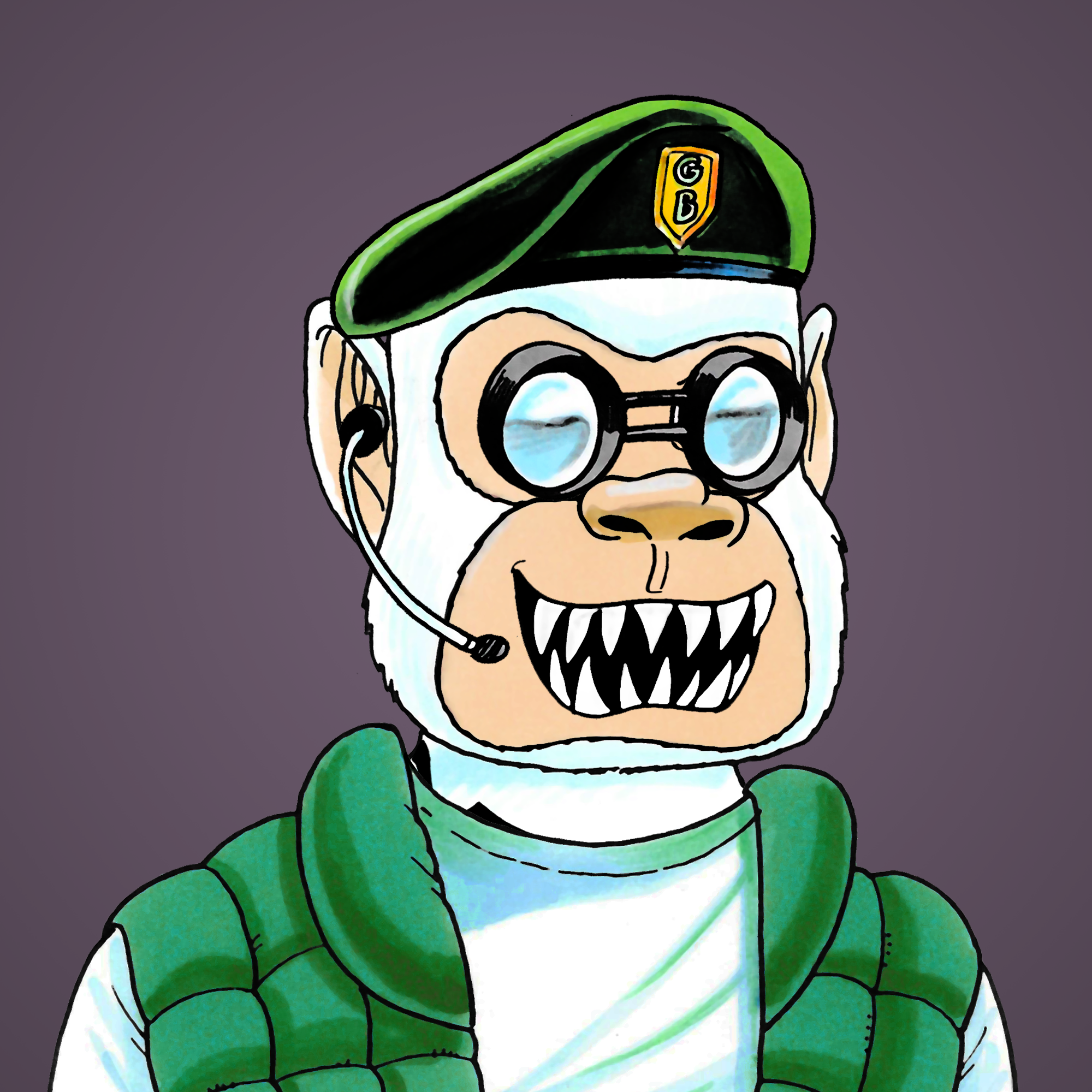 George Trosley - Jungle Freaks - Jungle Freak 7972 - NFT # 7972