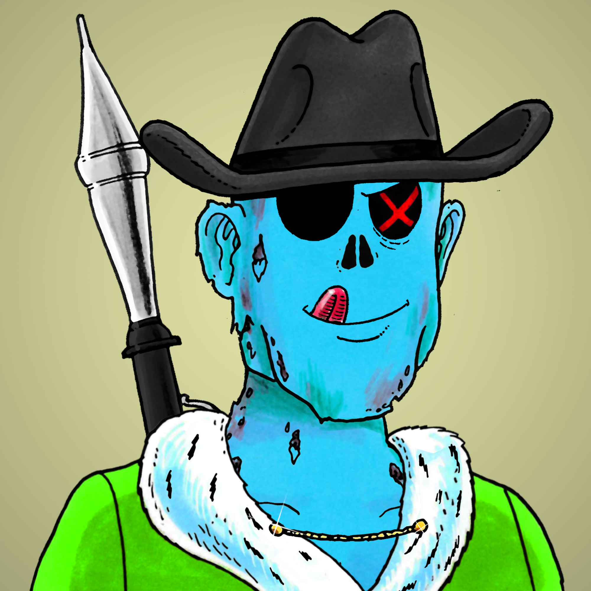 George Trosley - Jungle Freaks - Jungle Freak 7973 - NFT # 7973