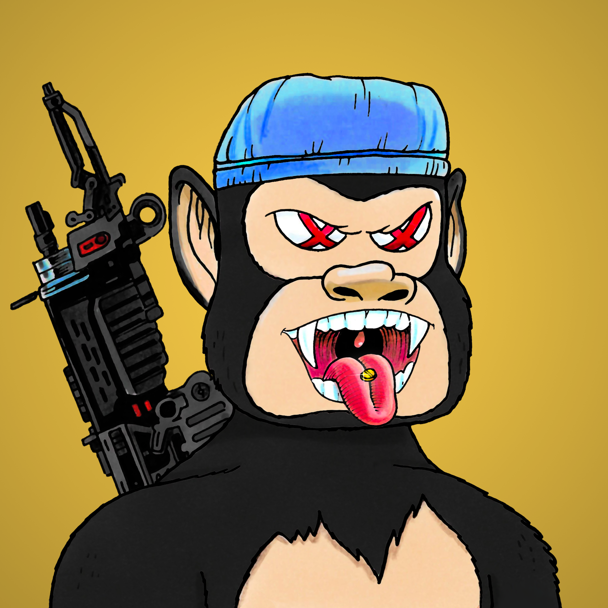 George Trosley - Jungle Freaks - Jungle Freak 7976 - NFT # 7976