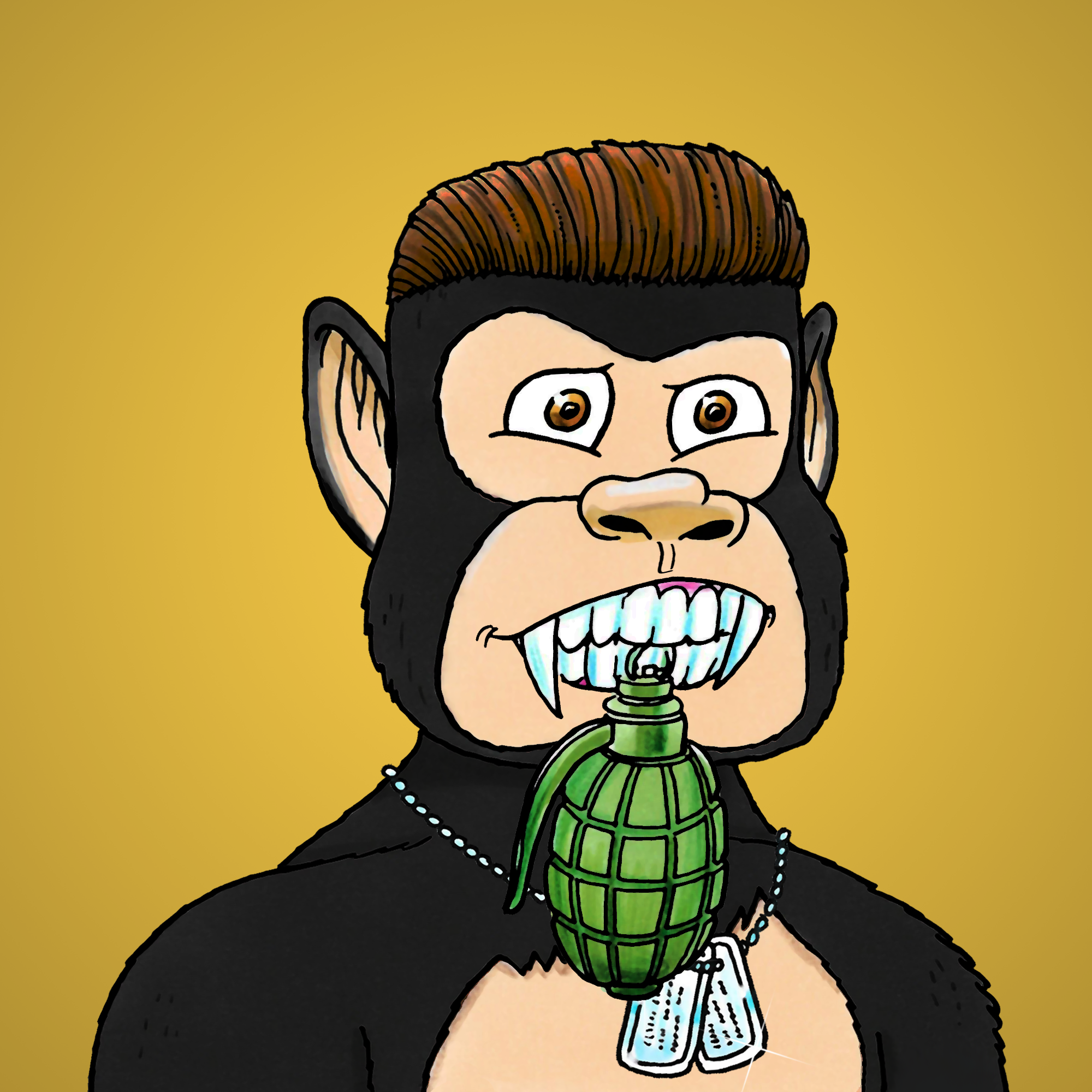 George Trosley - Jungle Freaks - Jungle Freak 7980 - NFT # 7980