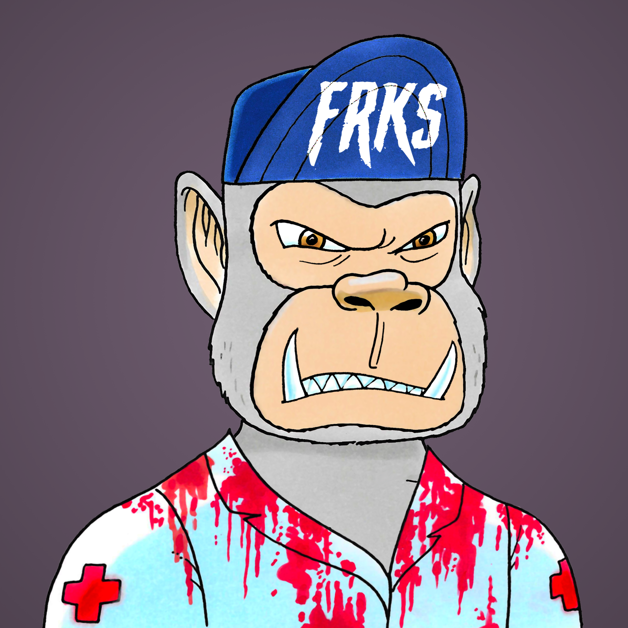 George Trosley - Jungle Freaks - Jungle Freak 7981 - NFT # 7981