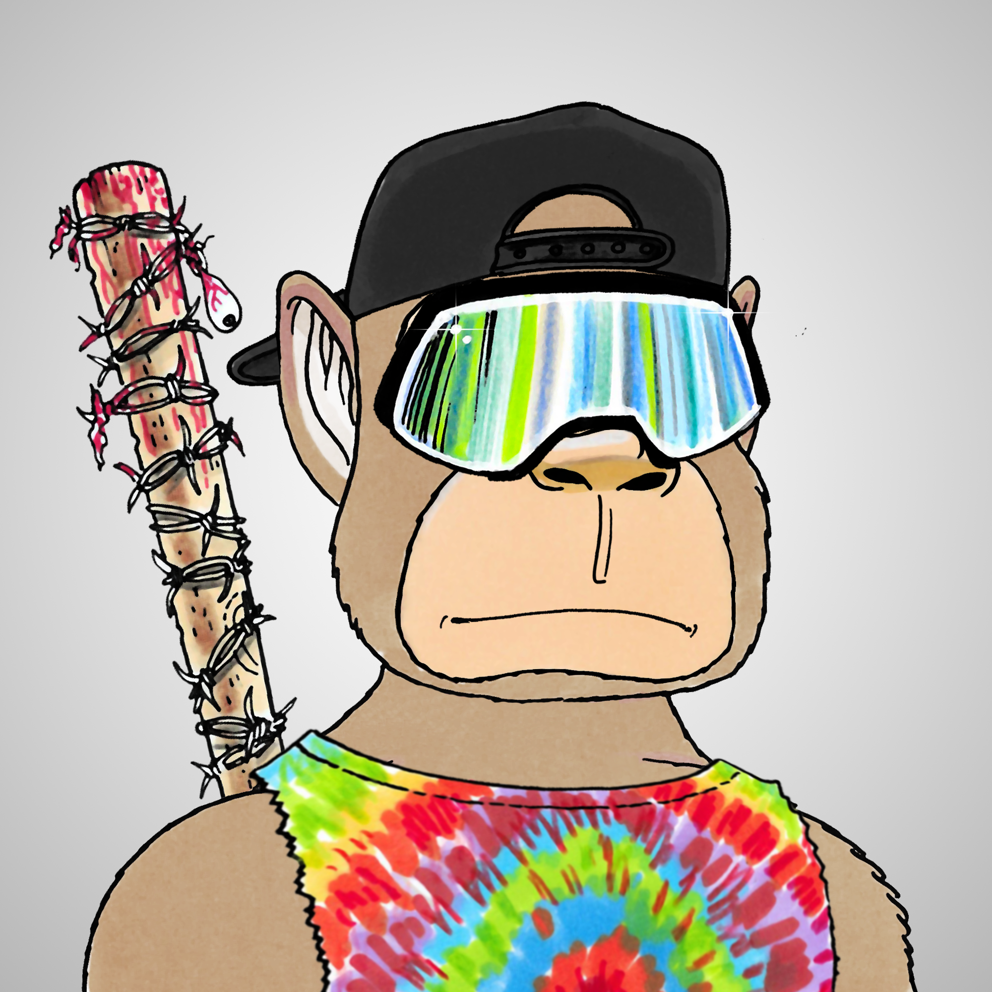 George Trosley - Jungle Freaks - Jungle Freak 7984 - NFT # 7984