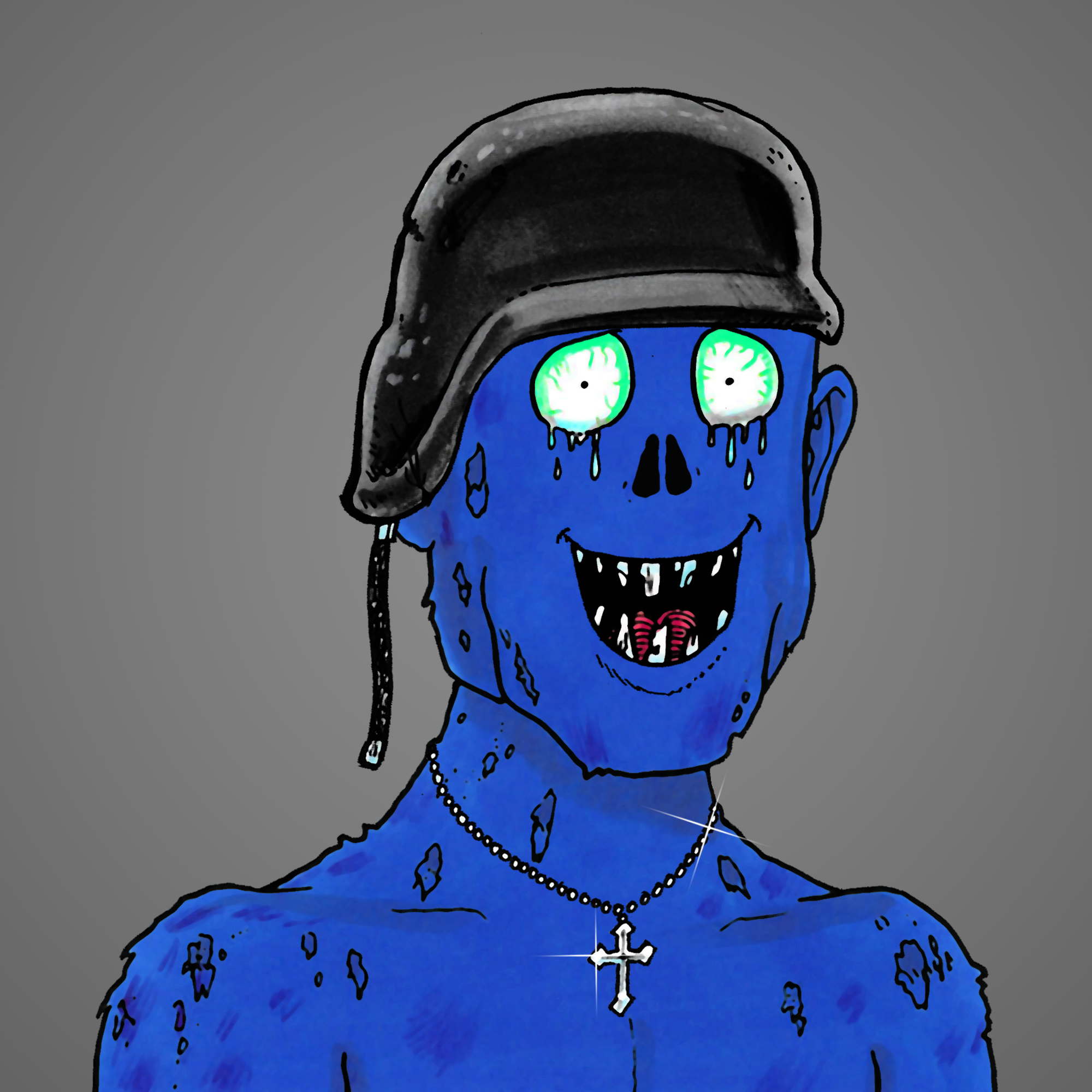 George Trosley - Jungle Freaks - Jungle Freak 7991 - NFT # 7991