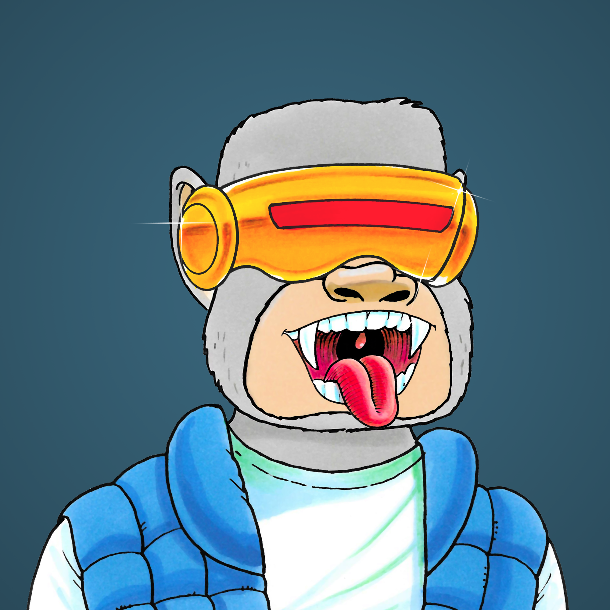 George Trosley - Jungle Freaks - Jungle Freak 7997 - NFT # 7997