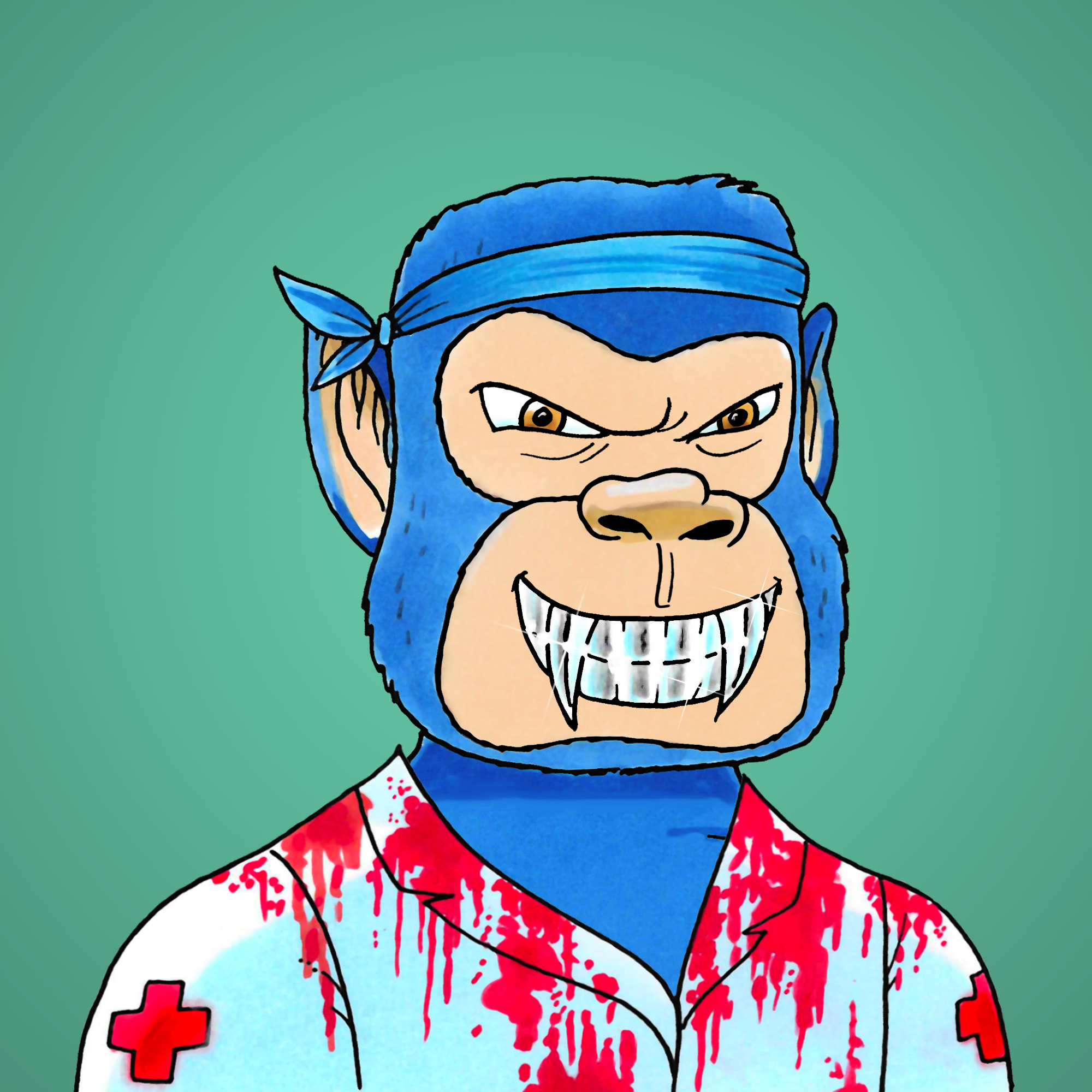 George Trosley - Jungle Freaks - Jungle Freak 8 - NFT # 8