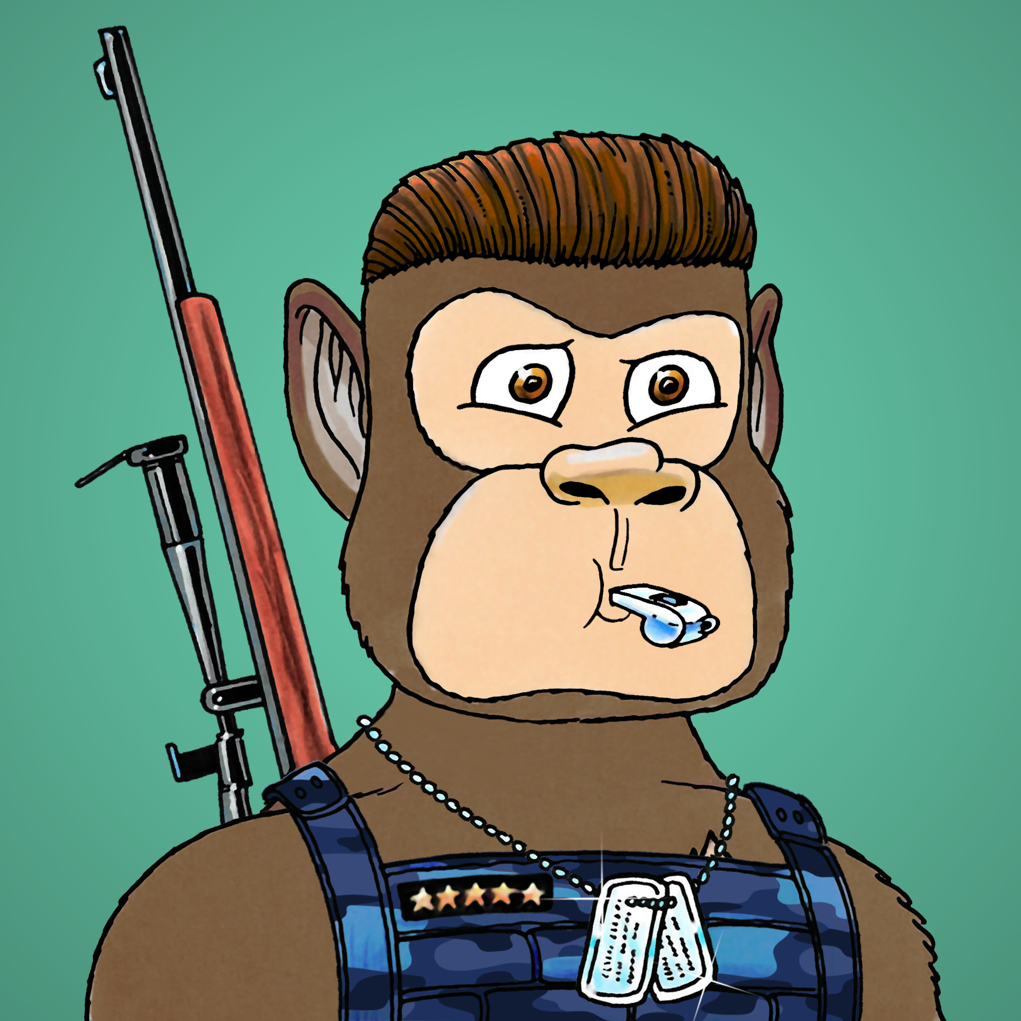 George Trosley - Jungle Freaks - Jungle Freak 8005 - NFT # 8005