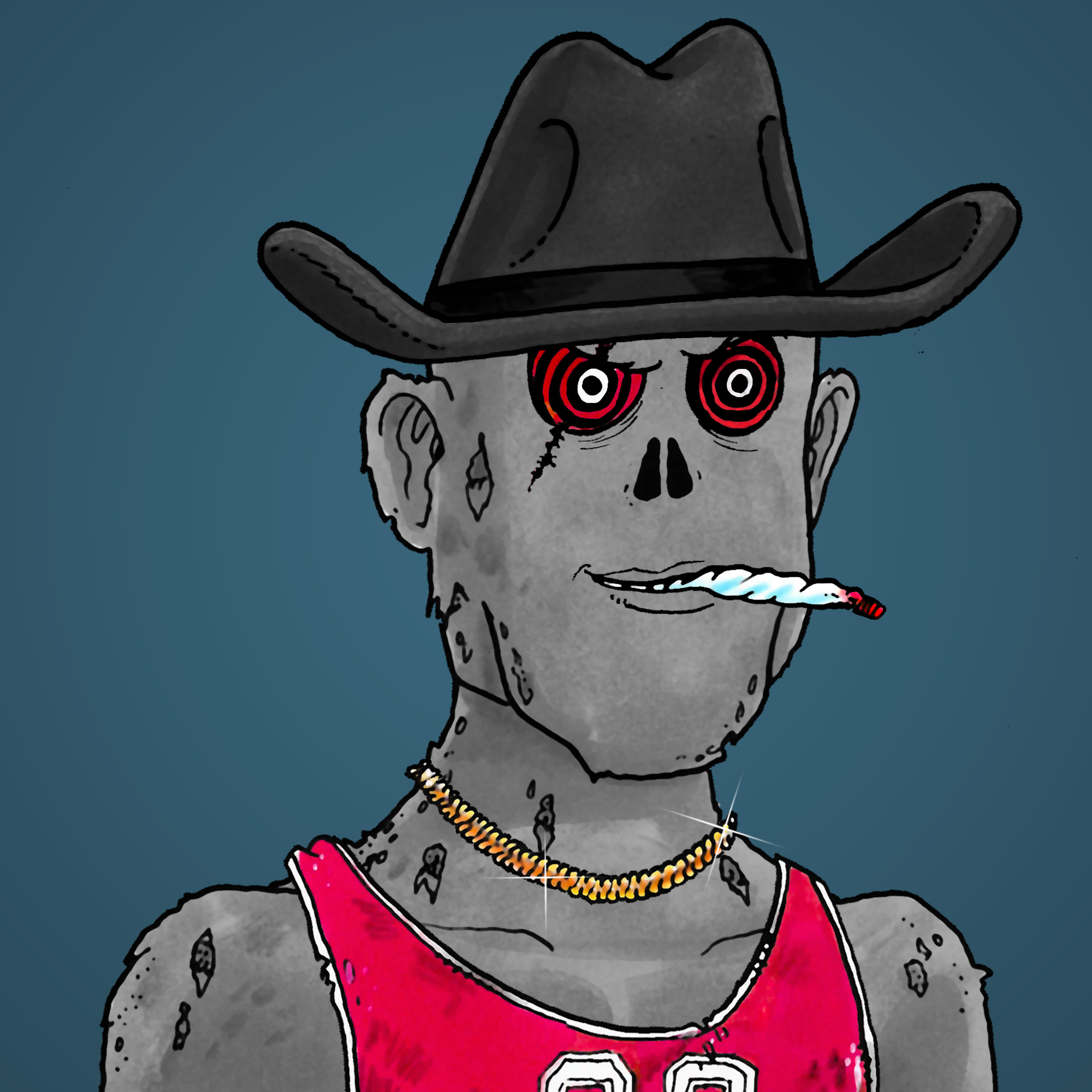 George Trosley - Jungle Freaks - Jungle Freak 801 - NFT # 801