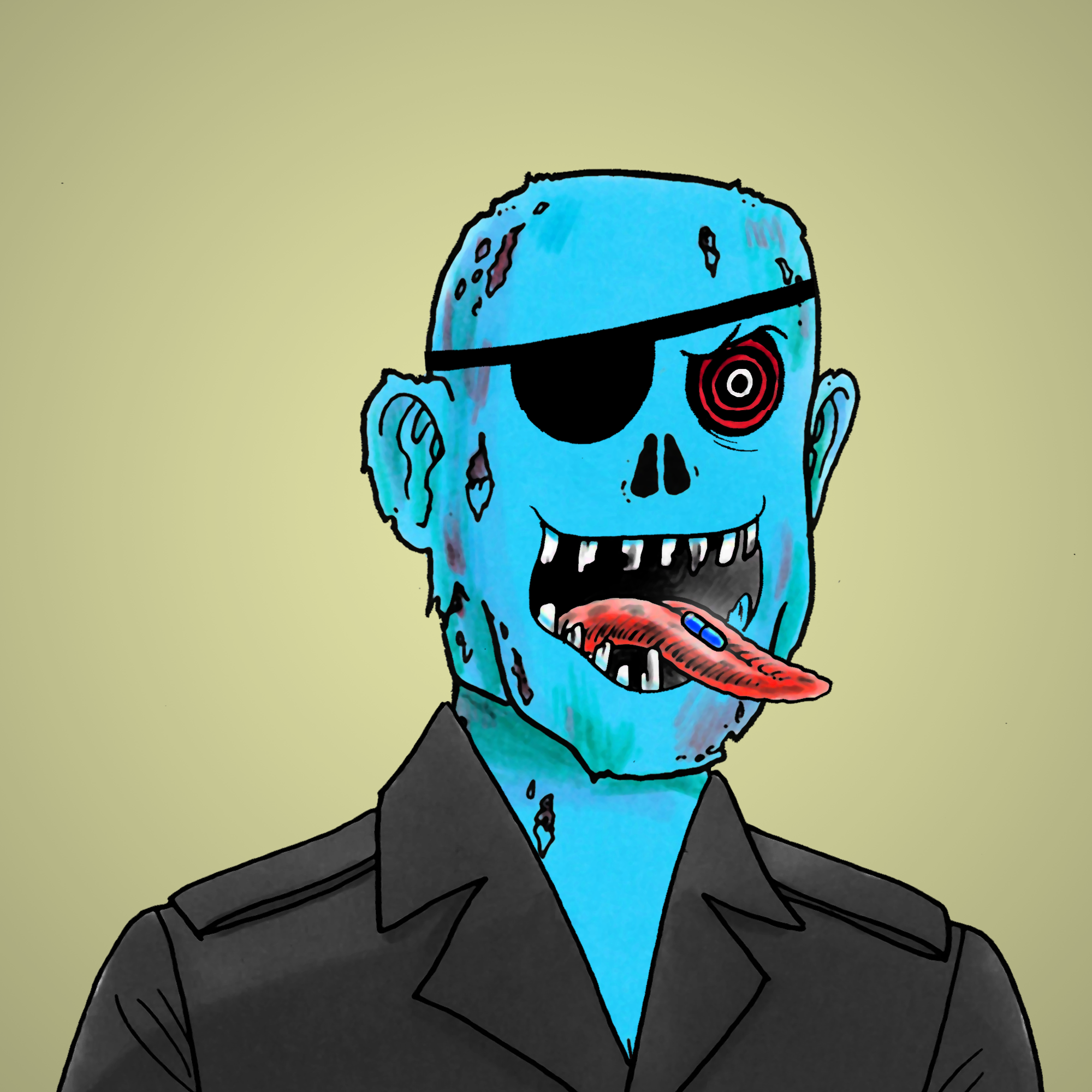 George Trosley - Jungle Freaks - Jungle Freak 8012 - NFT # 8012