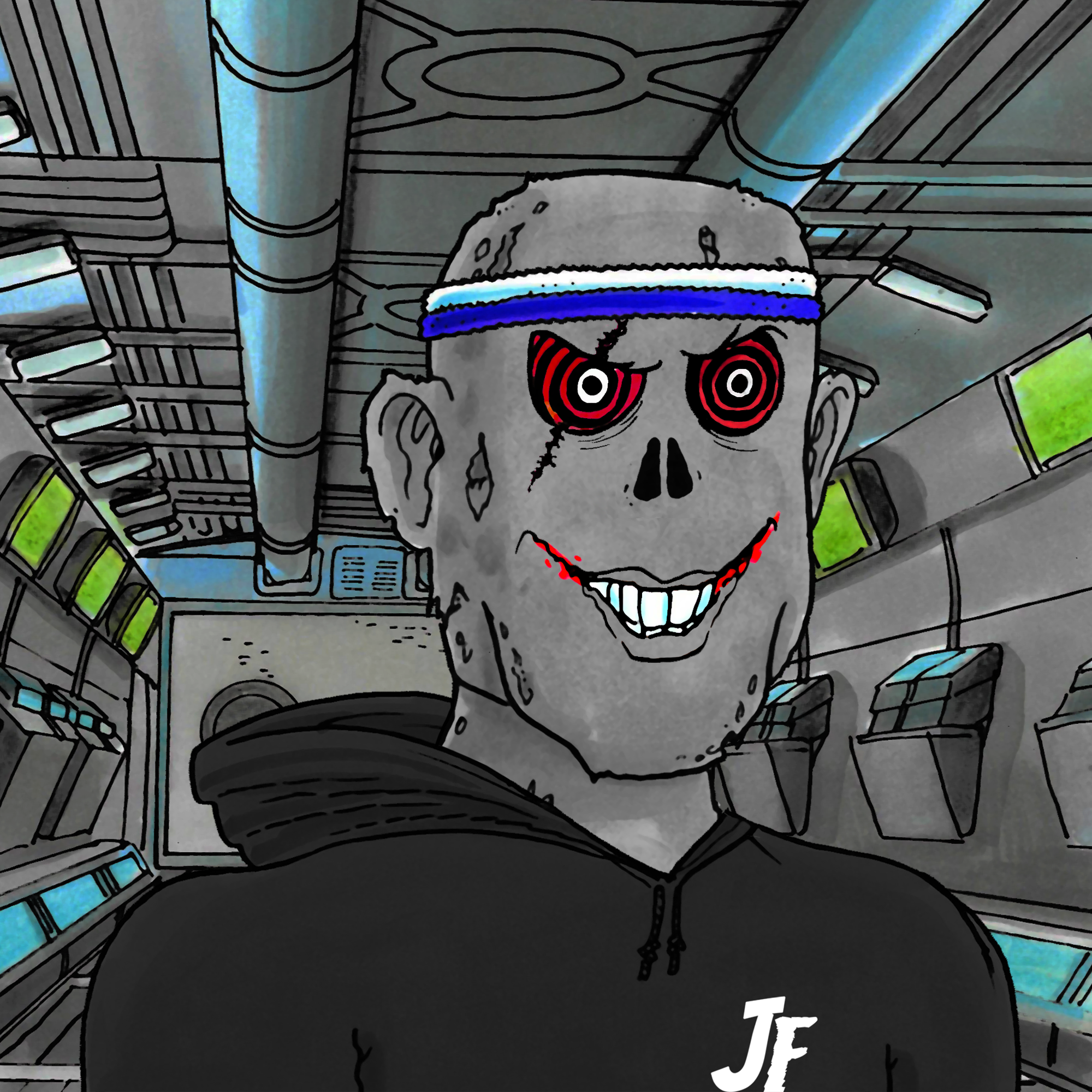 George Trosley - Jungle Freaks - Jungle Freak 8017 - NFT # 8017