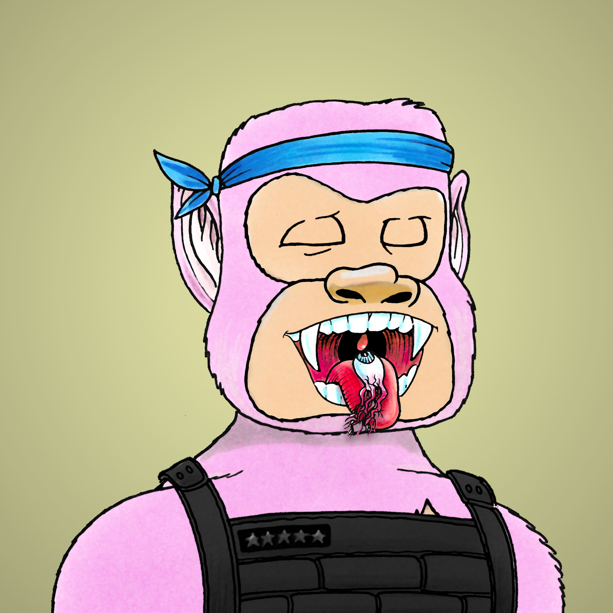 George Trosley - Jungle Freaks - Jungle Freak 8026 - NFT # 8026