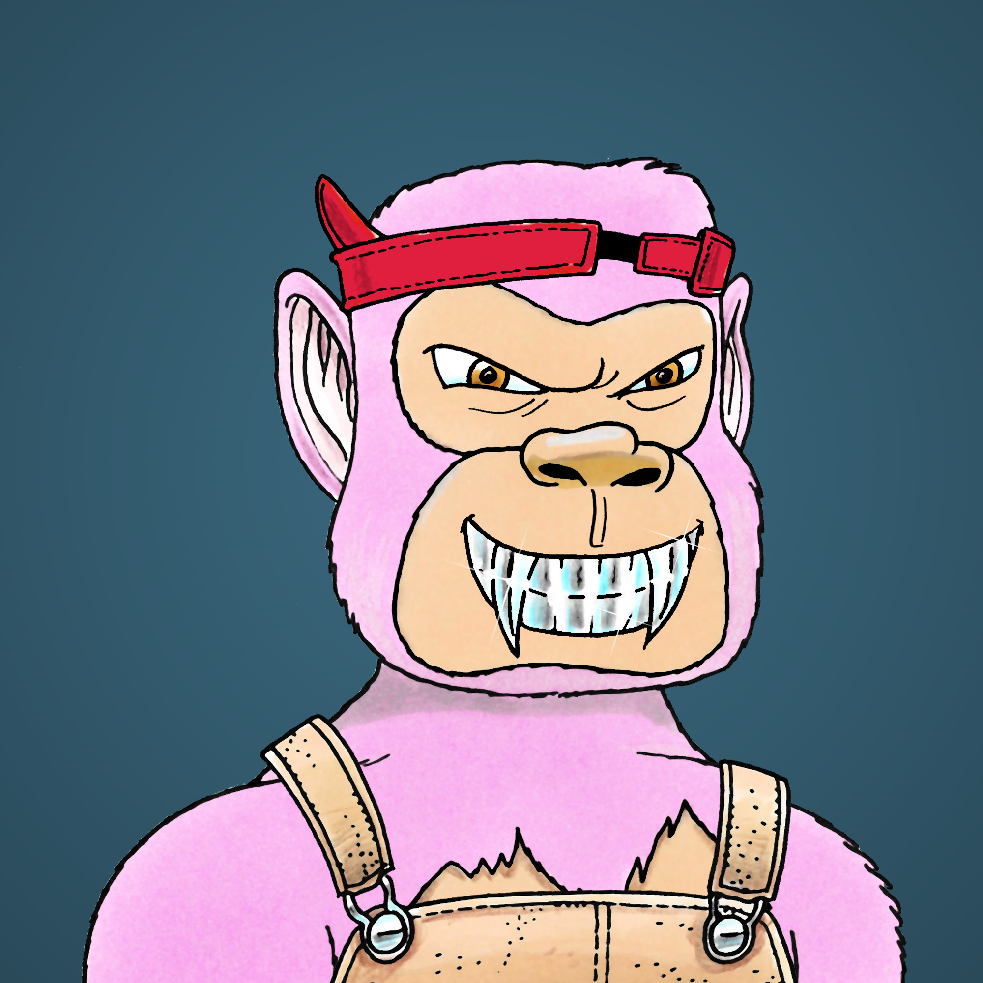 George Trosley - Jungle Freaks - Jungle Freak 8030 - NFT # 8030