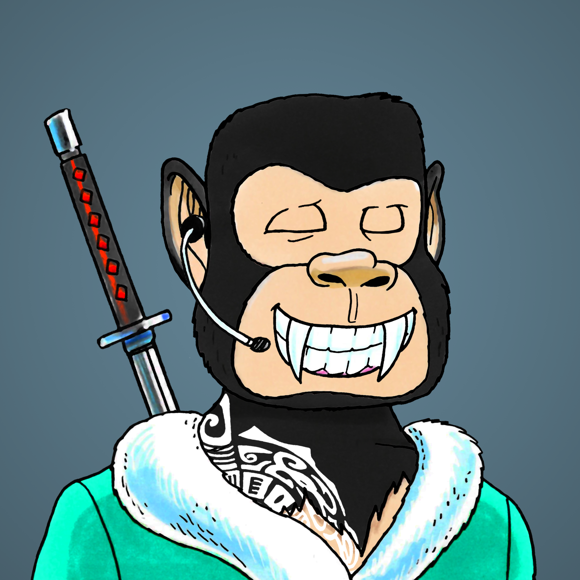 George Trosley - Jungle Freaks - Jungle Freak 8031 - NFT # 8031