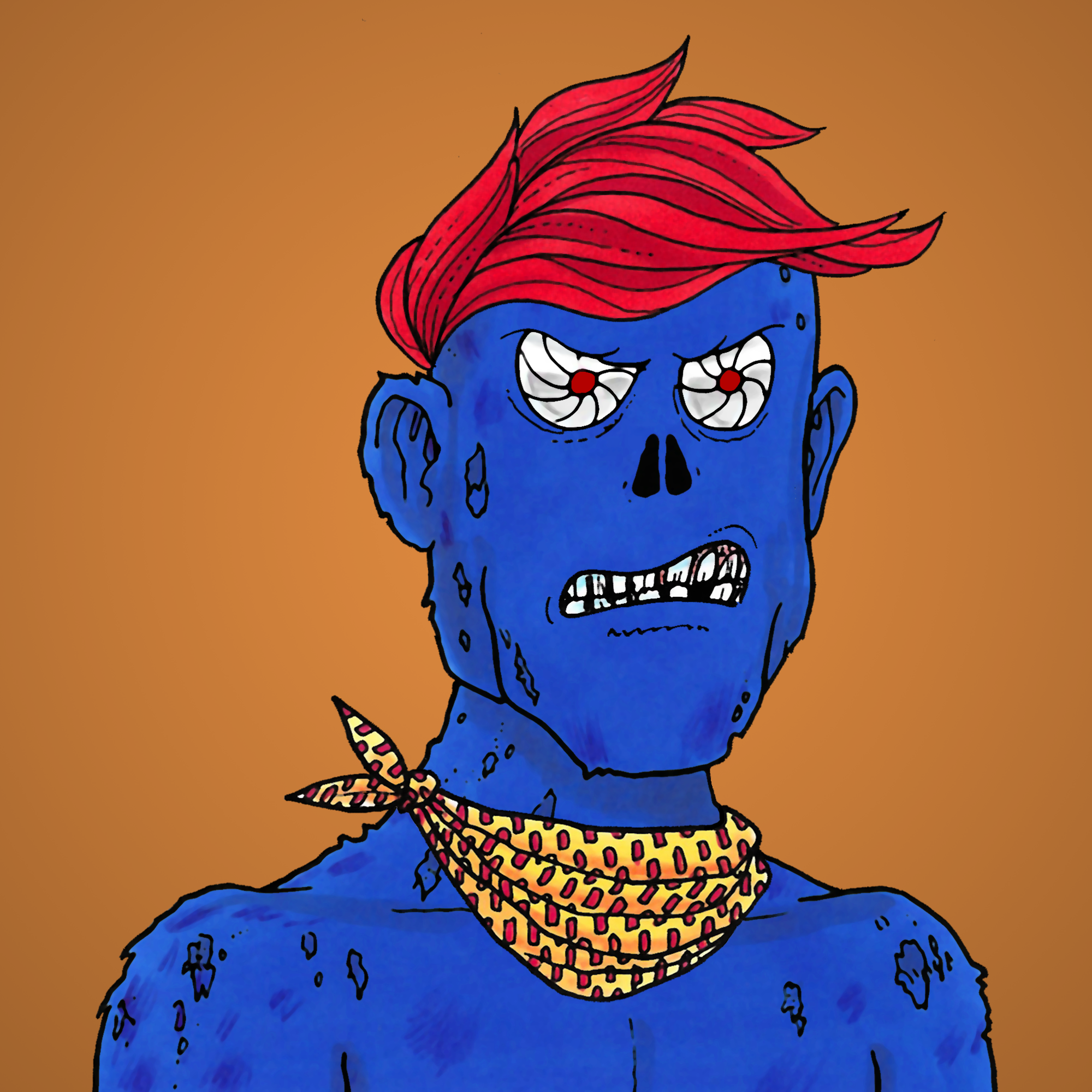 George Trosley - Jungle Freaks - Jungle Freak 8034 - NFT # 8034