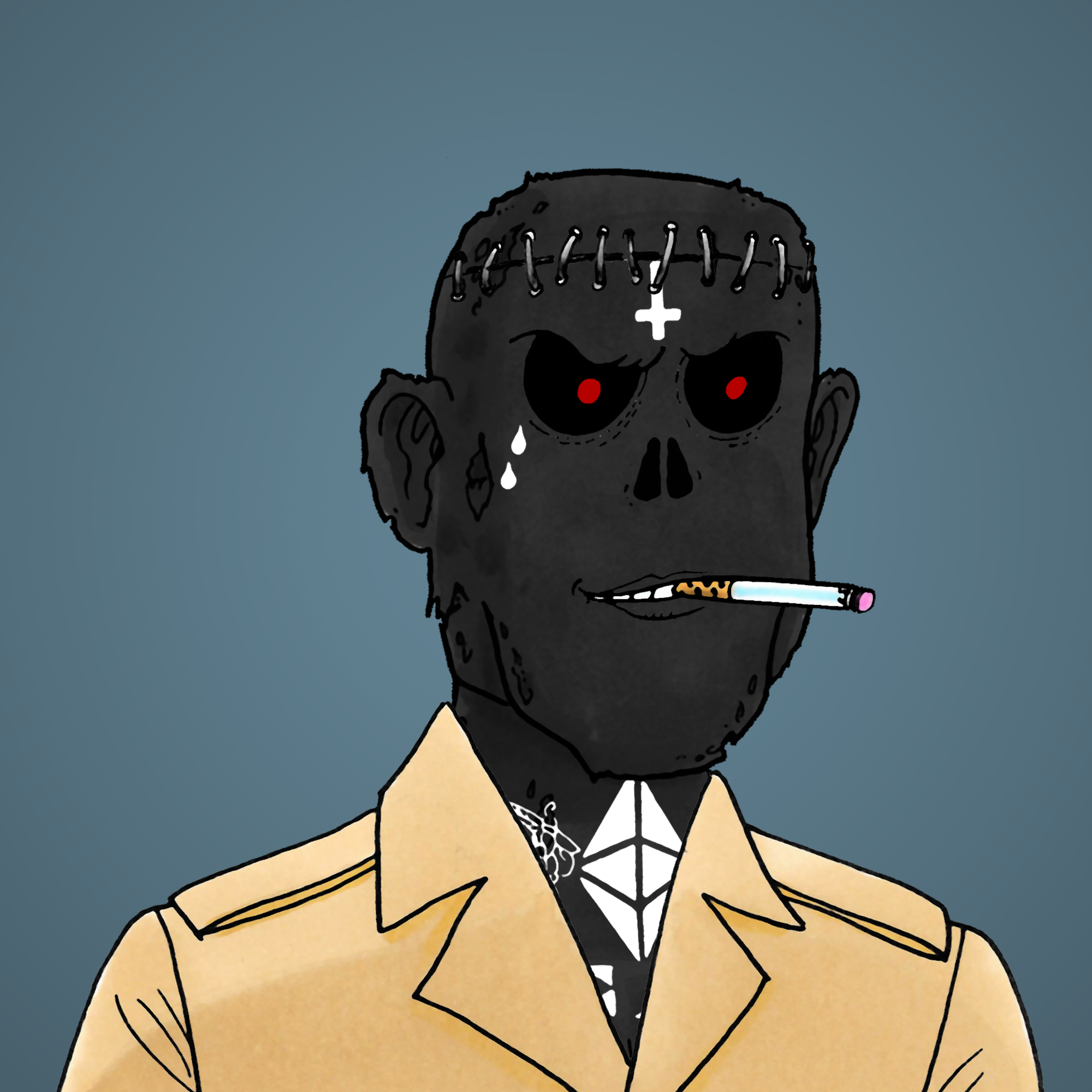 George Trosley - Jungle Freaks - Jungle Freak 8042 - NFT # 8042