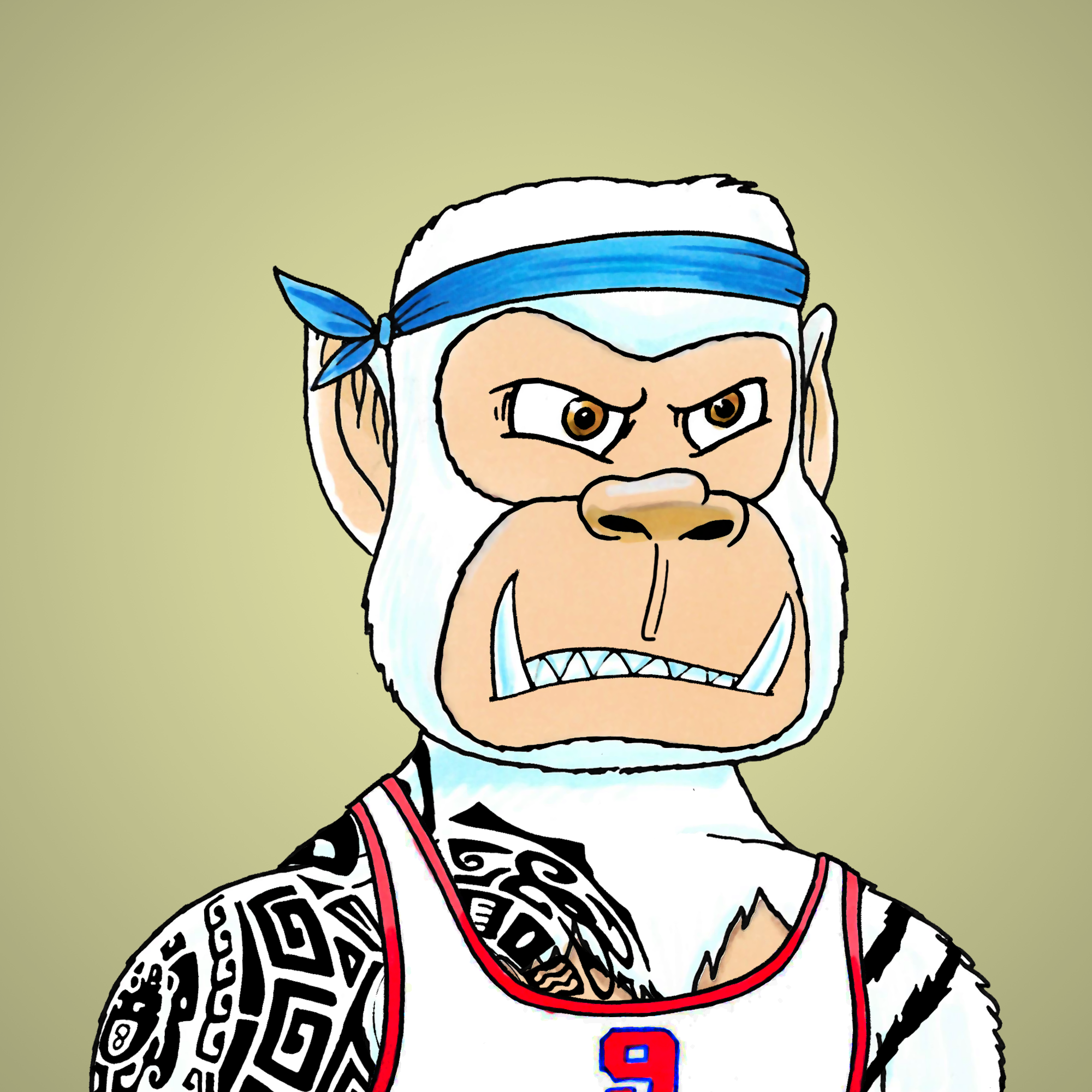 George Trosley - Jungle Freaks - Jungle Freak 8049 - NFT # 8049