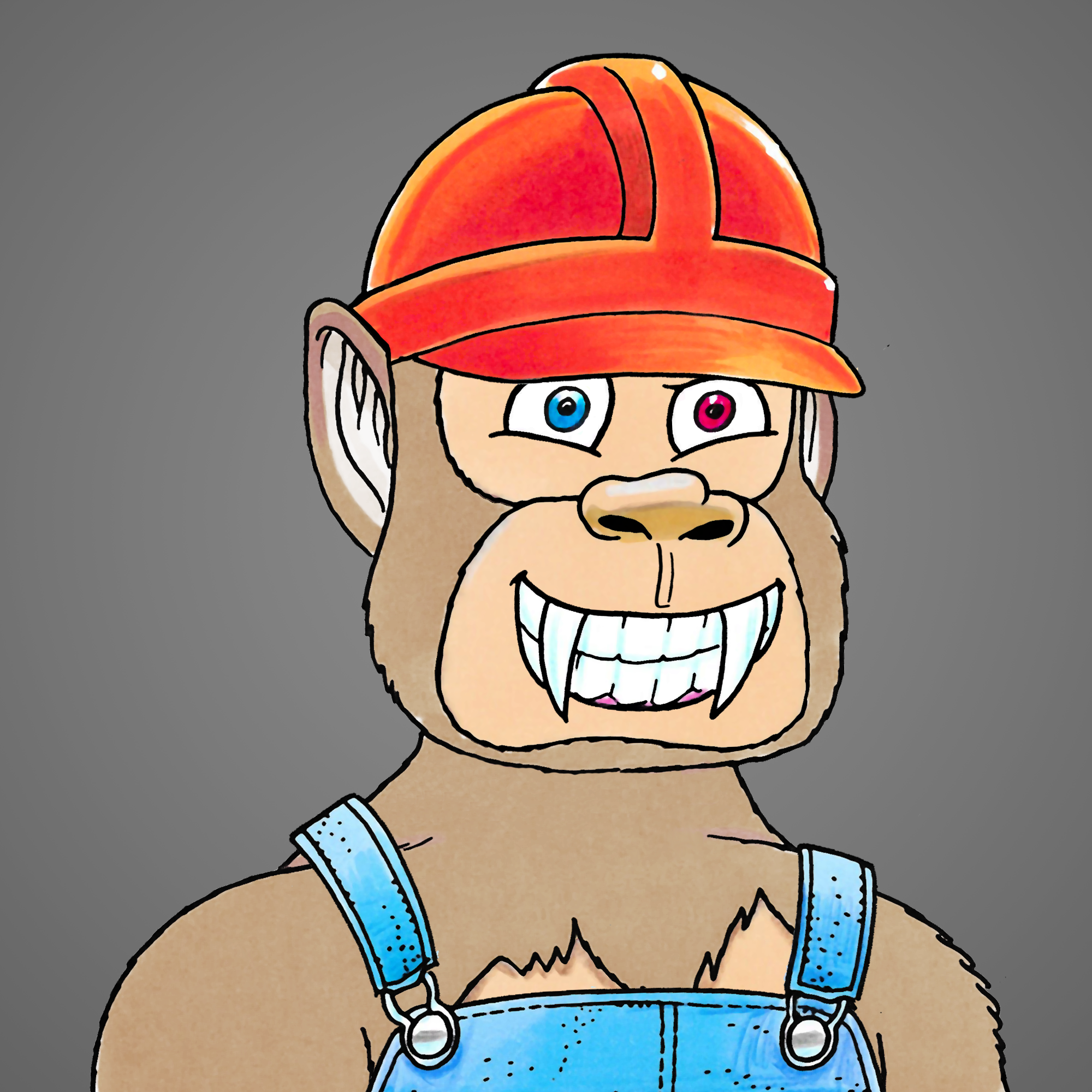 George Trosley - Jungle Freaks - Jungle Freak 805 - NFT # 805