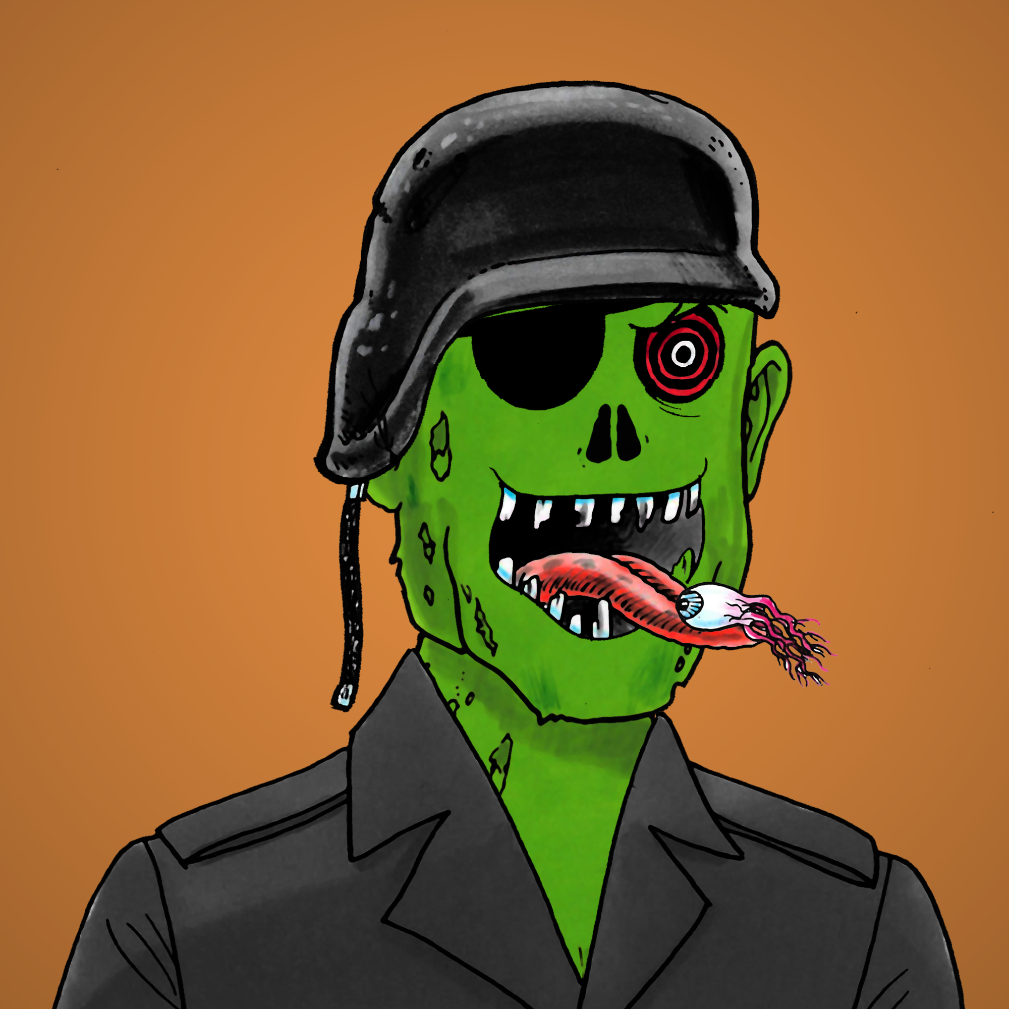 George Trosley - Jungle Freaks - Jungle Freak 8057 - NFT # 8057