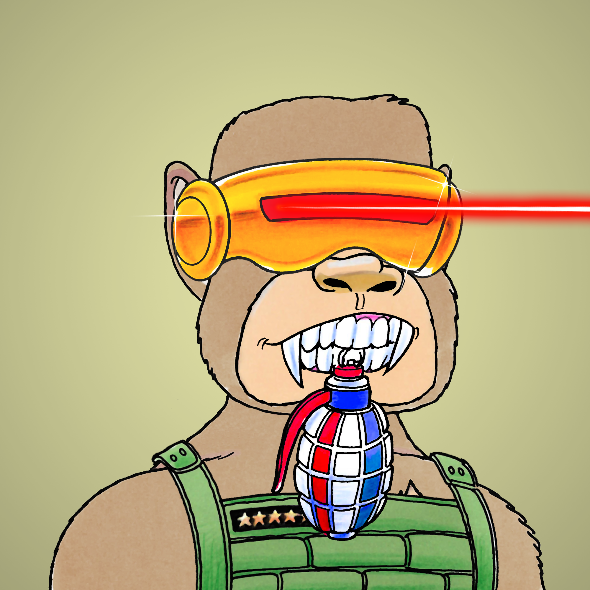 George Trosley - Jungle Freaks - Jungle Freak 806 - NFT # 806