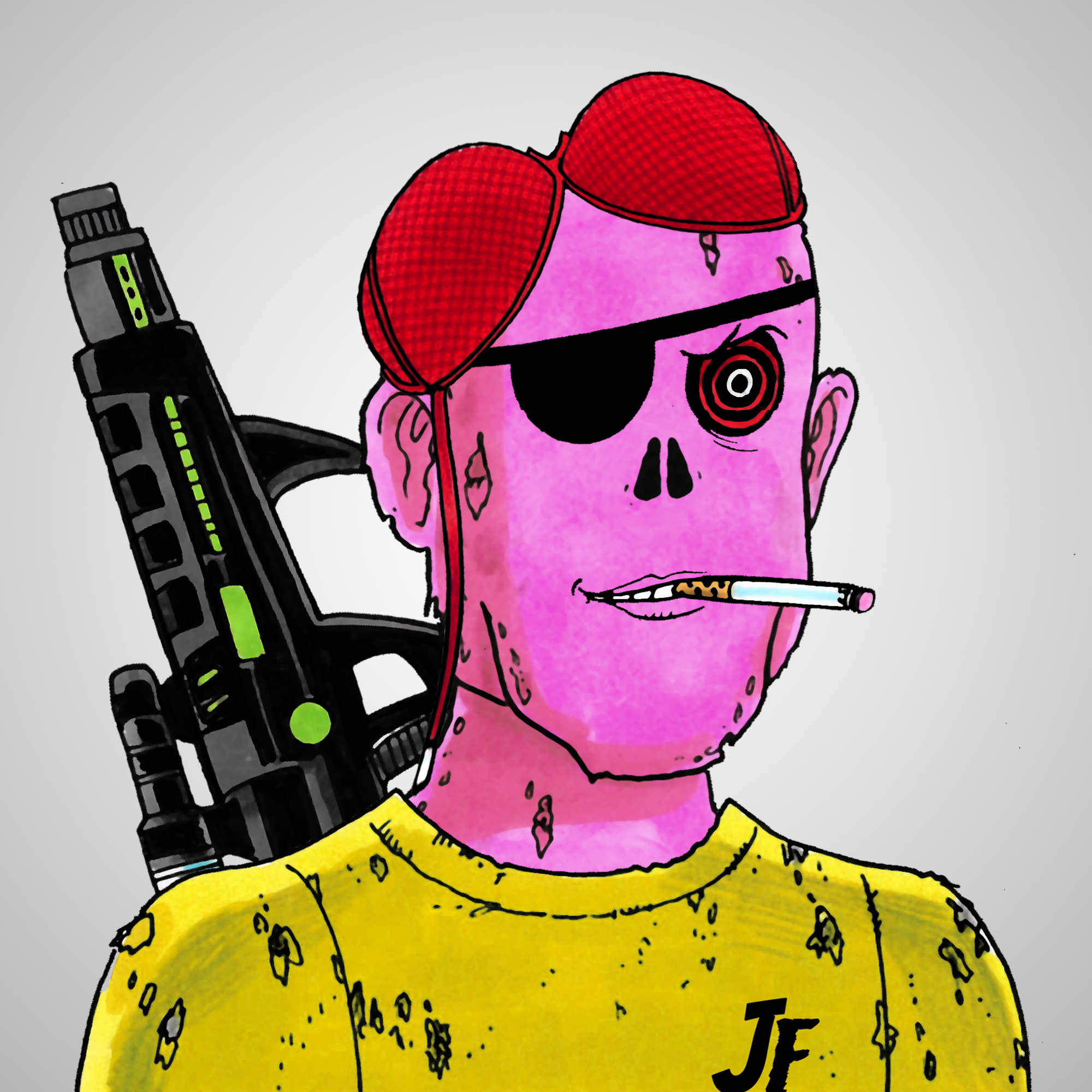 George Trosley - Jungle Freaks - Jungle Freak 8062 - NFT # 8062