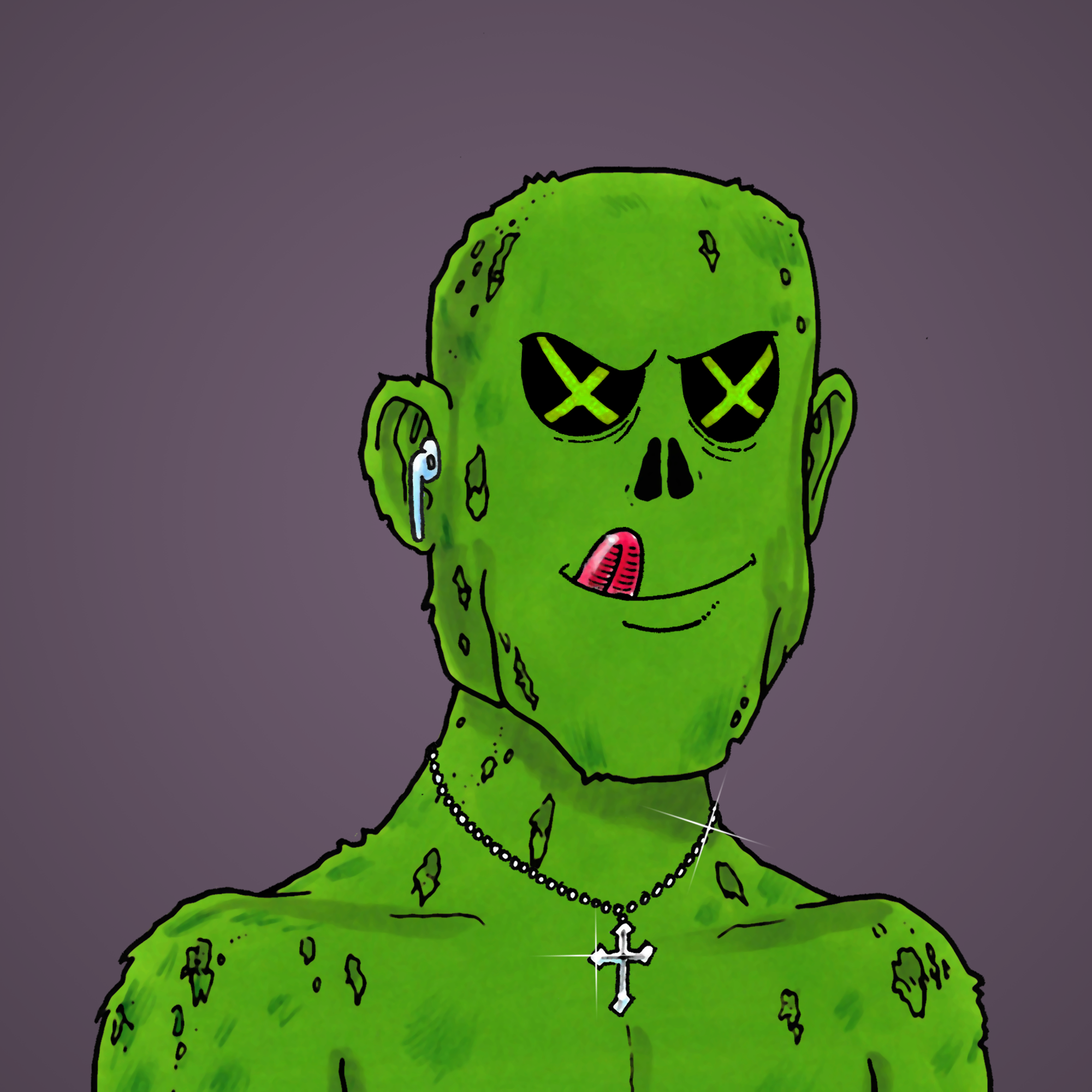 George Trosley - Jungle Freaks - Jungle Freak 8069 - NFT # 8069