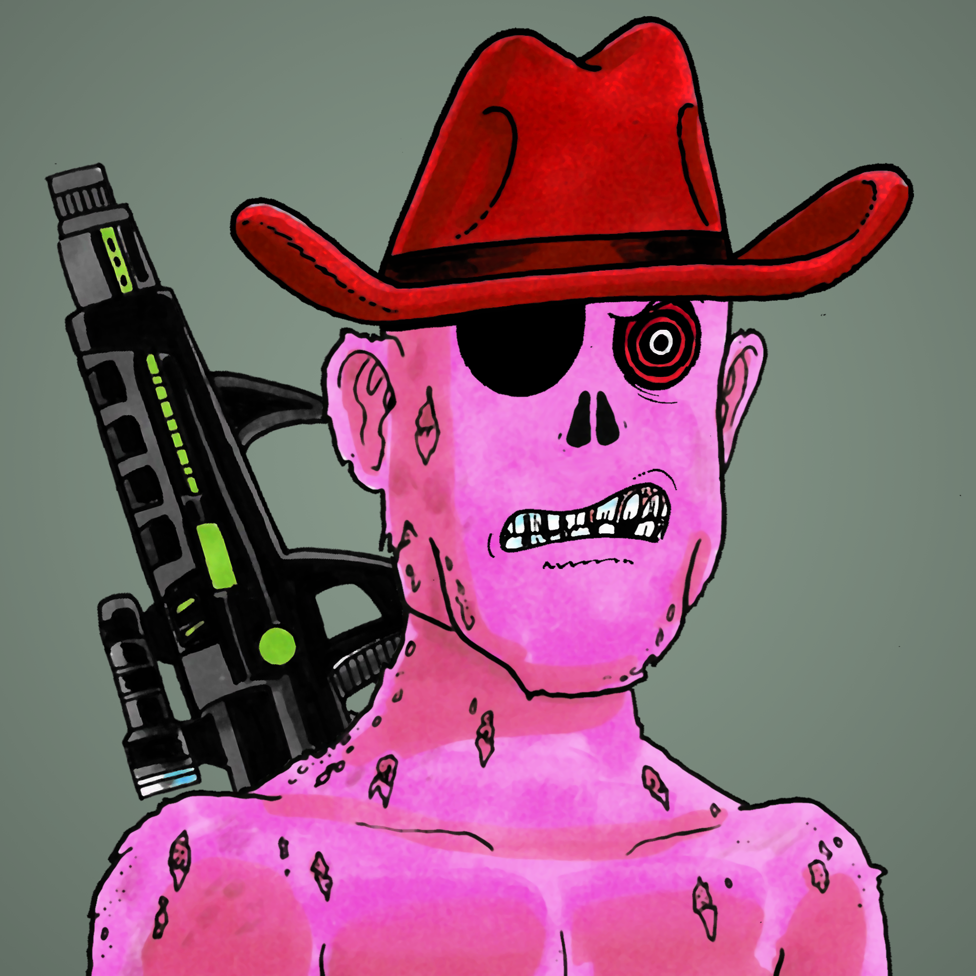 George Trosley - Jungle Freaks - Jungle Freak 8071 - NFT # 8071